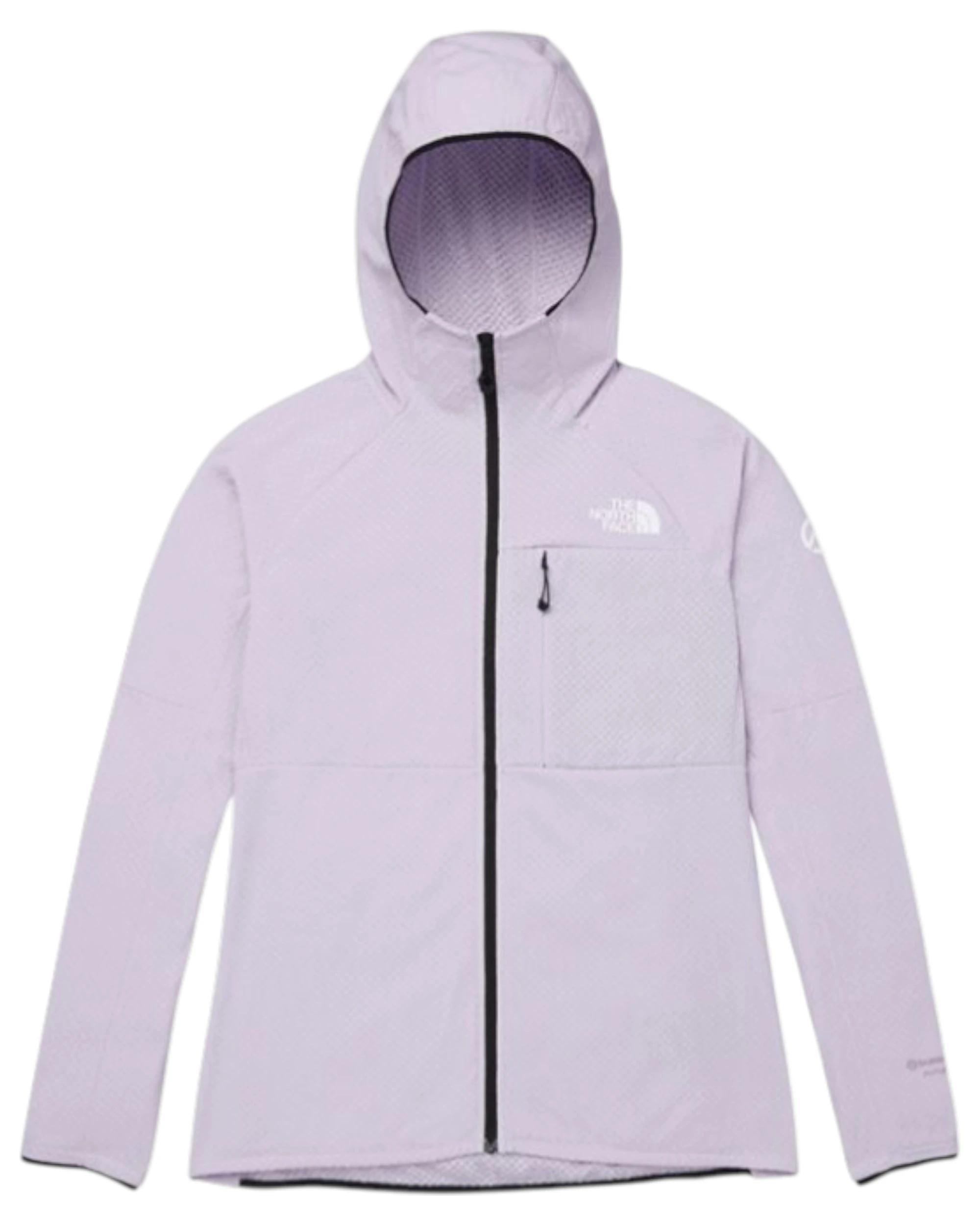 1 The North Face Womens Summit Futurefleece Lavender Full Zip Logo Hoodie LAVENDER, 1 of 5