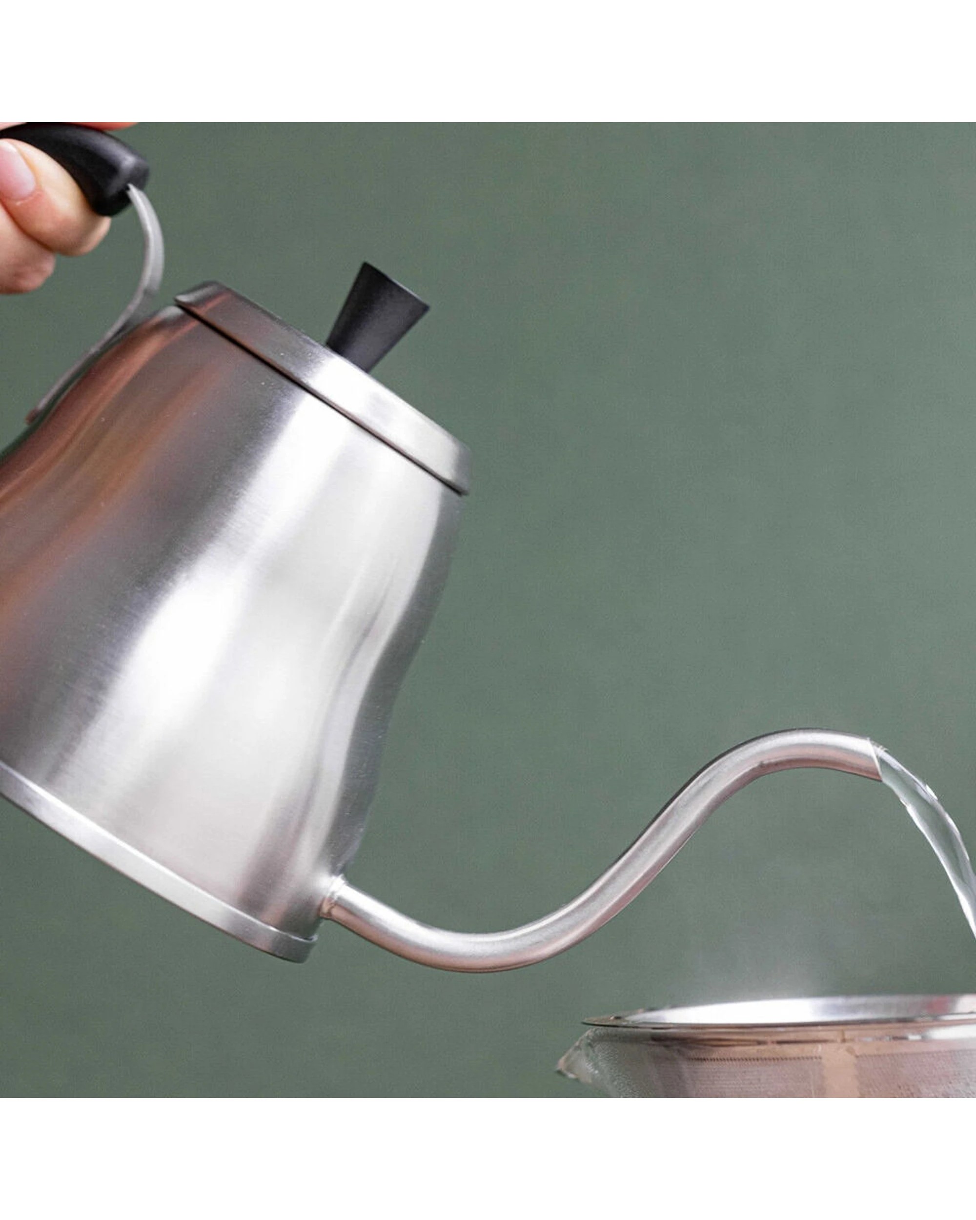 3 La Cafetiere 700ml Stove Top Pour Over Stainless Steel Kettle - Silver, 3 of 6