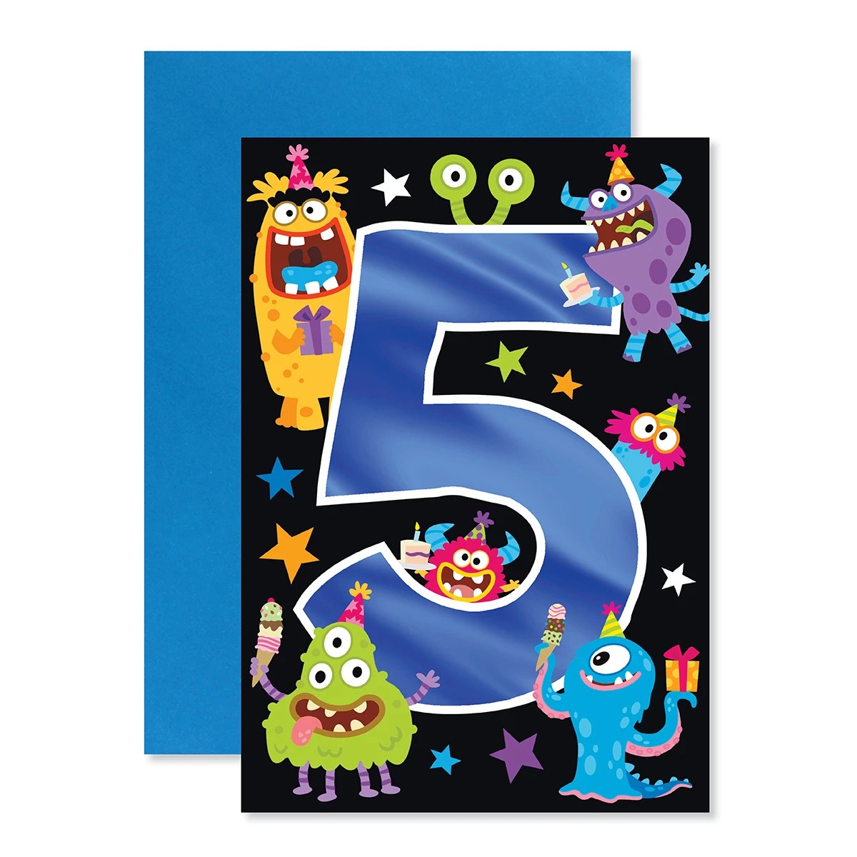 1 Connections from Hallmark 5th Birthday Card - Lil Monsters, 1 of 3