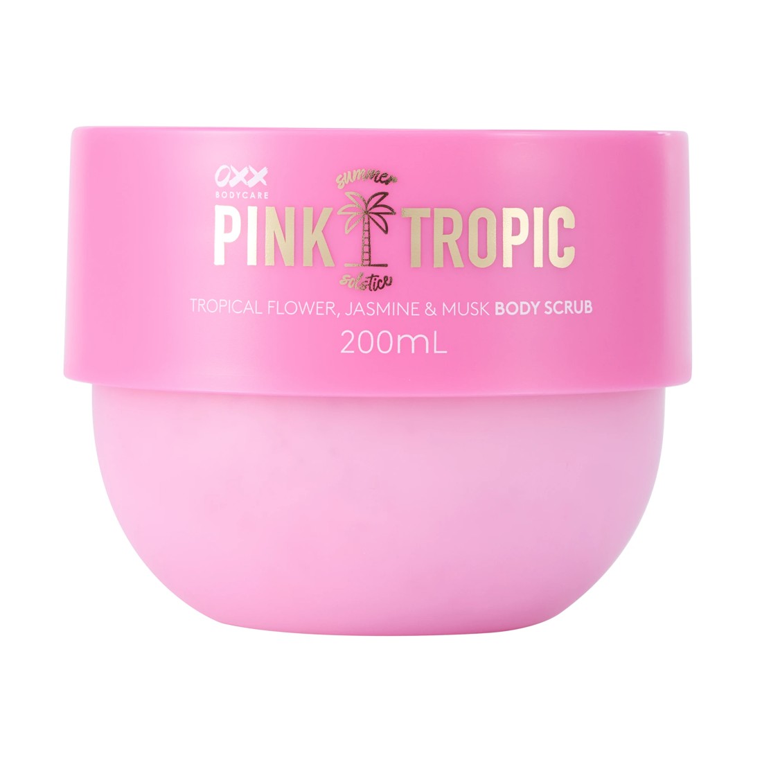 1 OXX Bodycare Pink Tropic Summer Solstice Body Scrub 200ml - Tropical Flower, Jasmine and Musk, 1 of 6