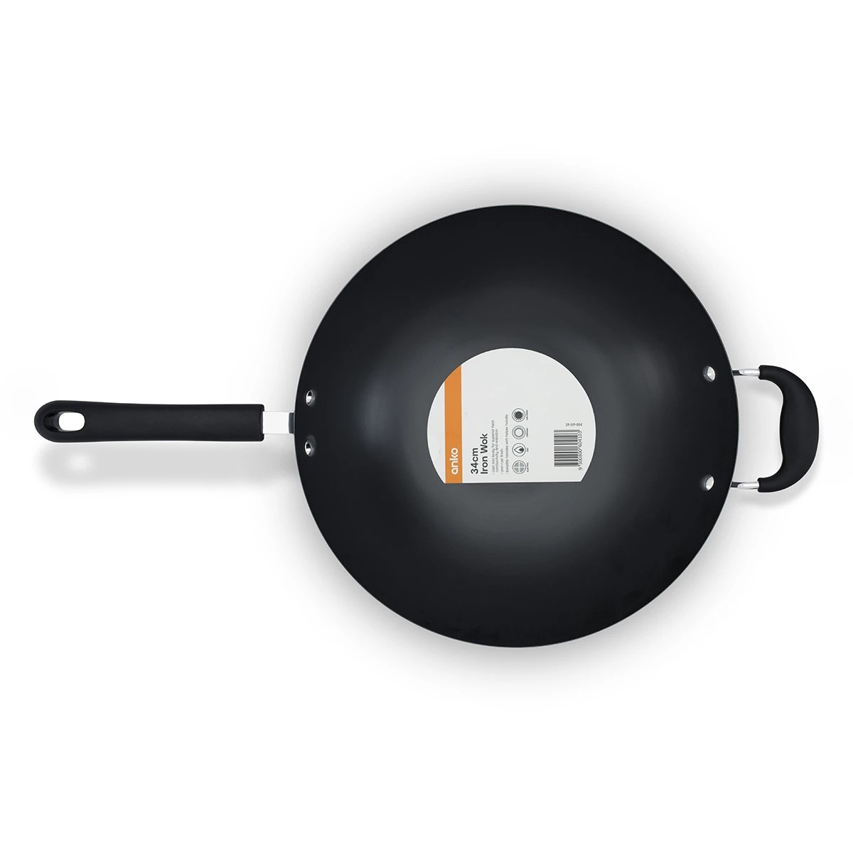 6 34cm Iron Wok, 6 of 6