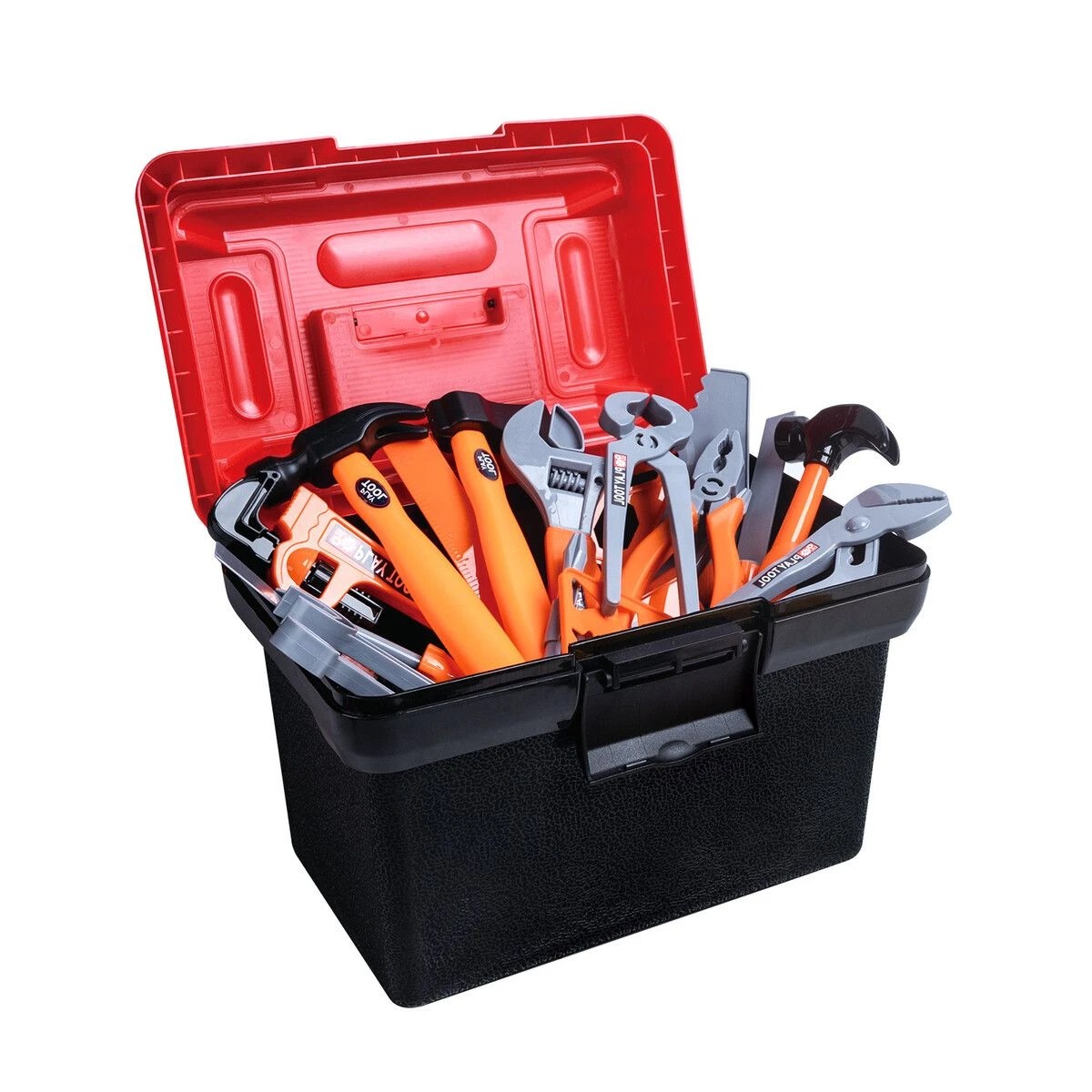 2 AUSWAY Kids 68pcs Tool Set Childrens Plastic Construction Toys, 2 of 3