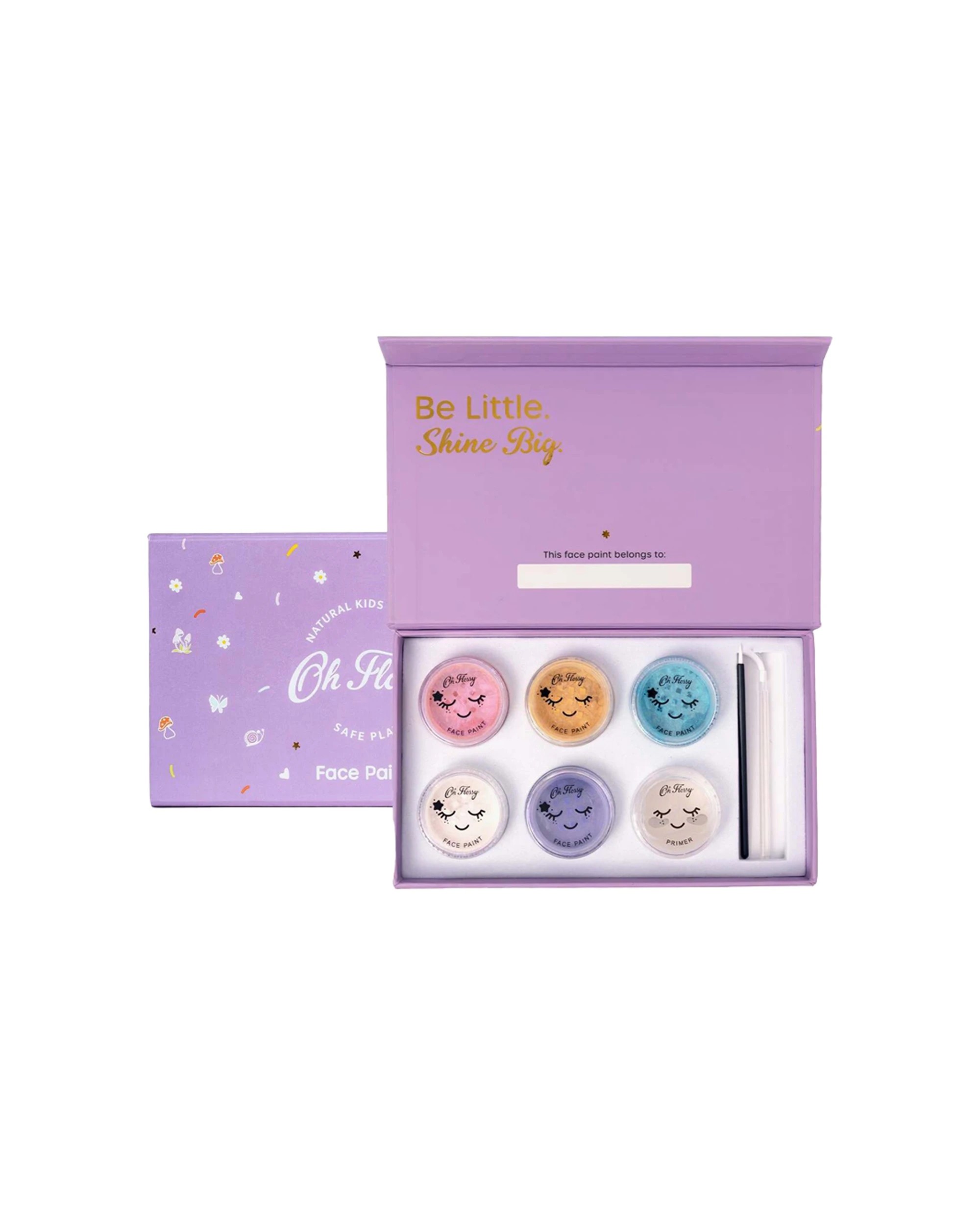 1 OH FLOSSY 9pc Magic Garden Face Paint Brush And Primer Set - Multi, 1 of 8