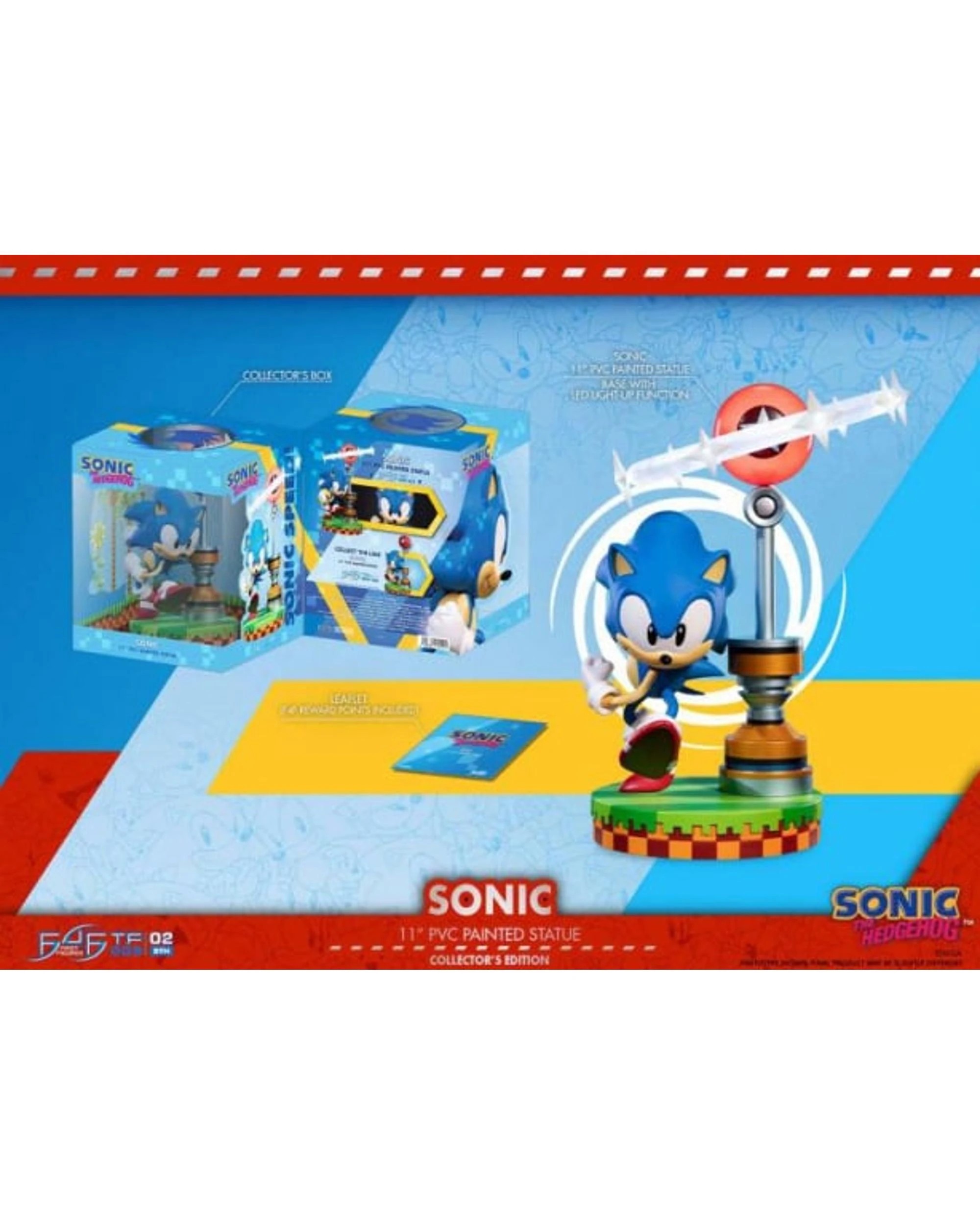 3 Sonic Collector's Edition 11 inch PVC Statue, 3 of 3