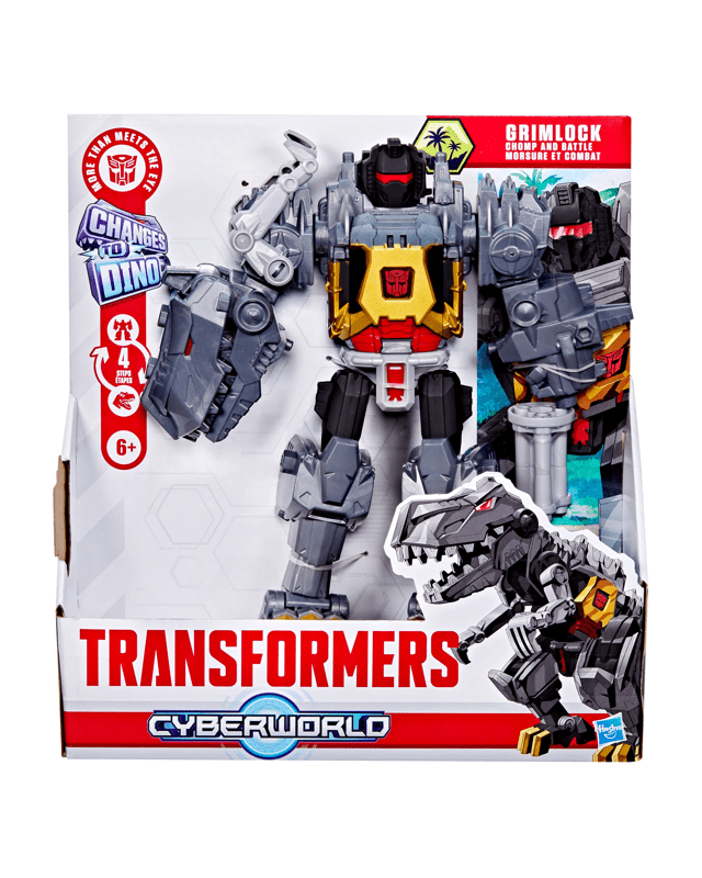 Transformers Cyberworld Grimlock Chomp & Battle Action Fi