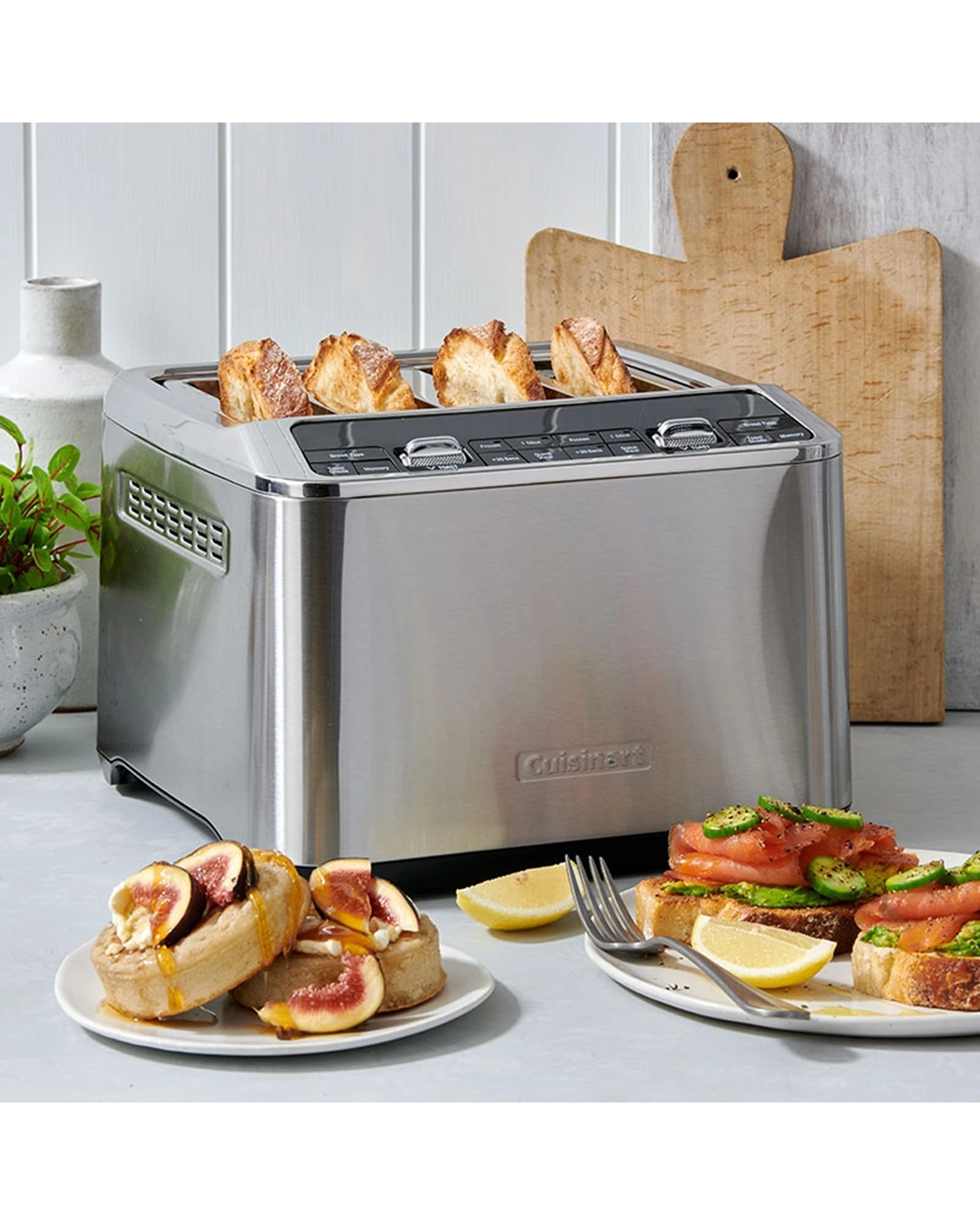 Cuisinart Signature Automated Digital Display Toaster 4 Slice - Silver ...
