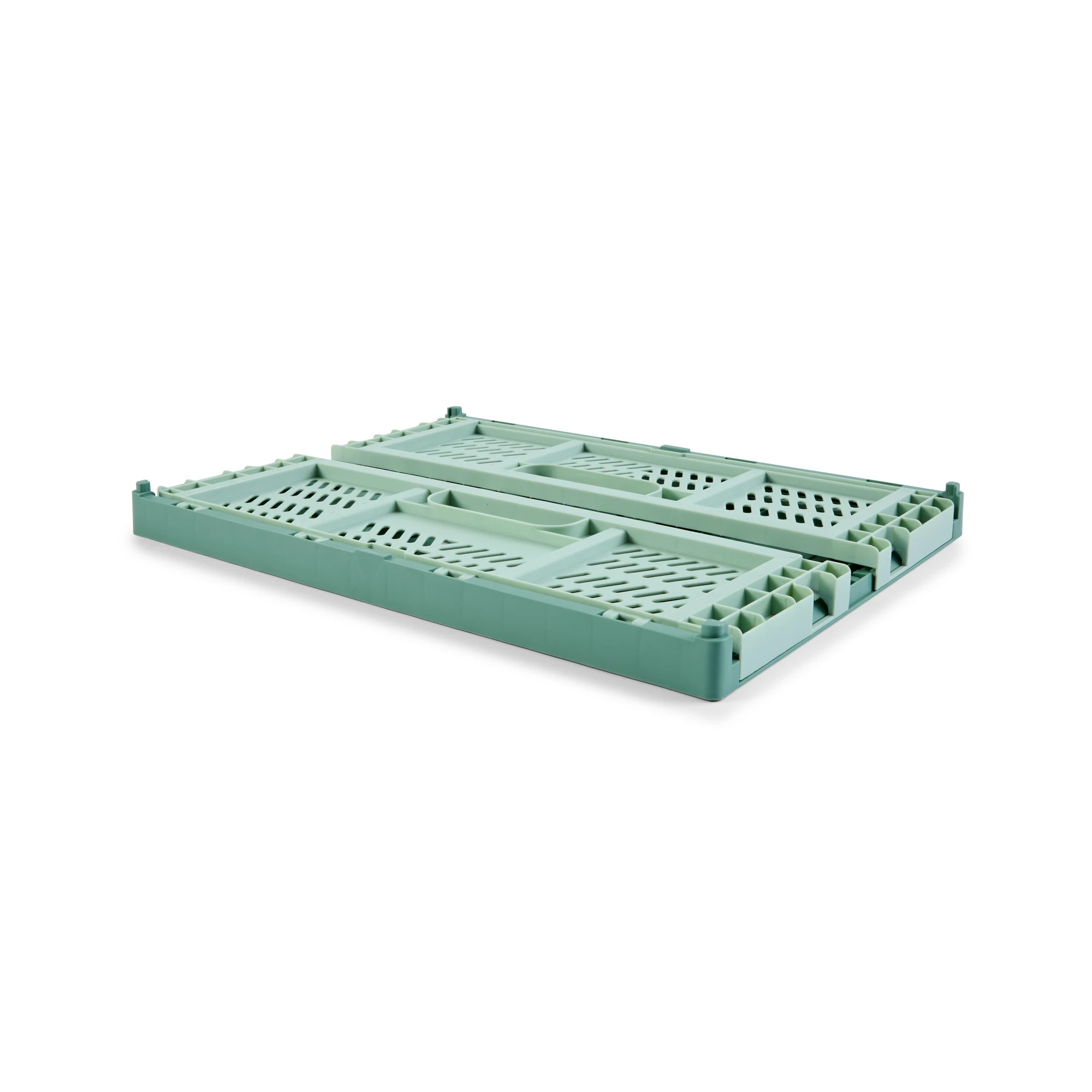 2 15L Collapsible Crate - Medium, Green, 2 of 10