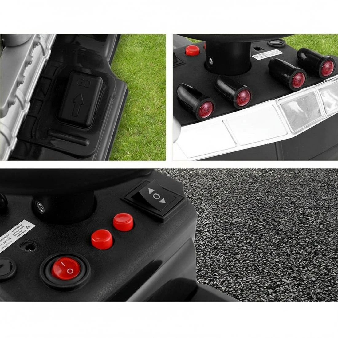 4 Rigo Kids Electric Ride On Car Truck Motorcycle Motorbike Toy Cars 6V - Black, 4 of 5