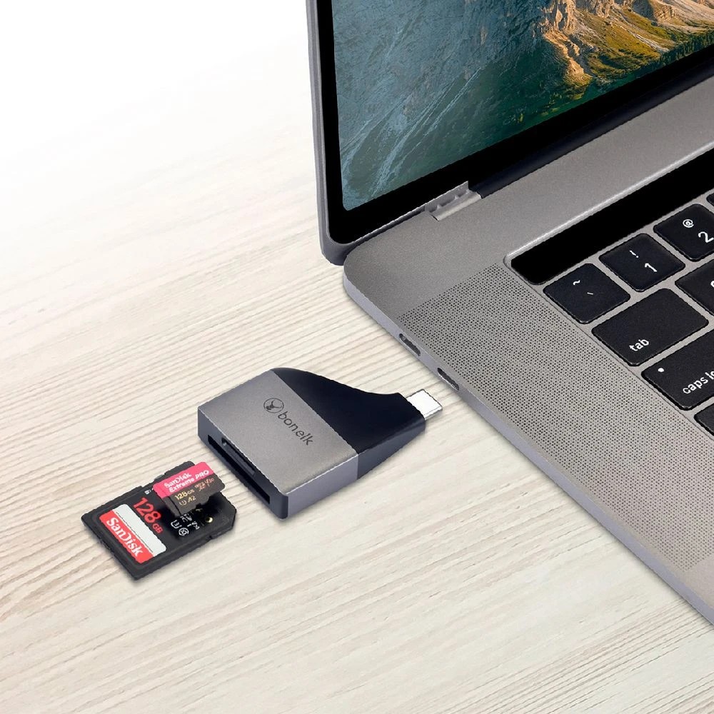 4 Bonelk USB-C to microSD/SD Card Adapter Grey, 4 of 6