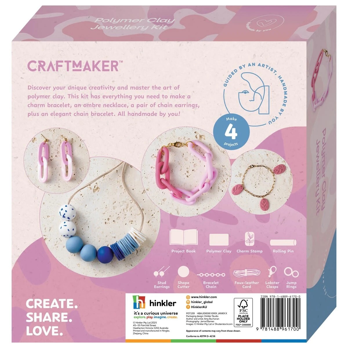 2 Craft Maker Polymer Clay Jewellery Kit, 2 of 7