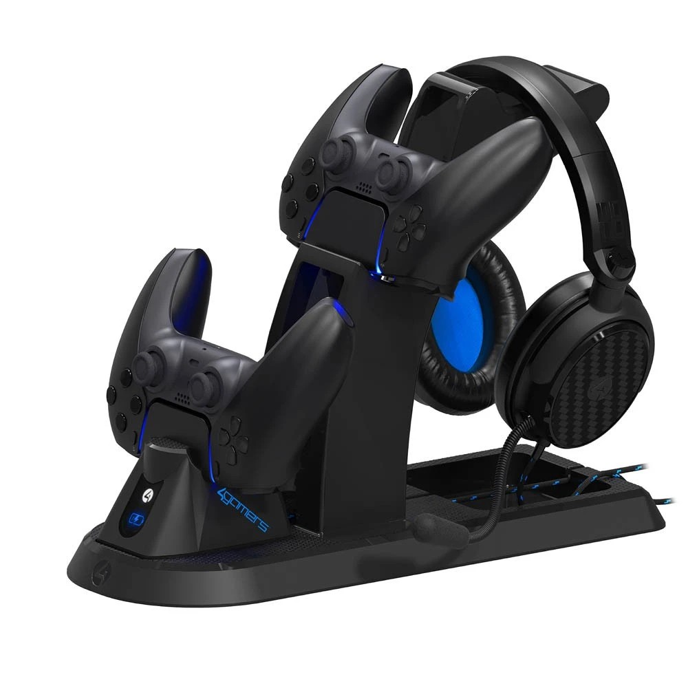 1 4Gamers PS5 Ultimate Gaming Station - Black
 - Black, 1 of 5