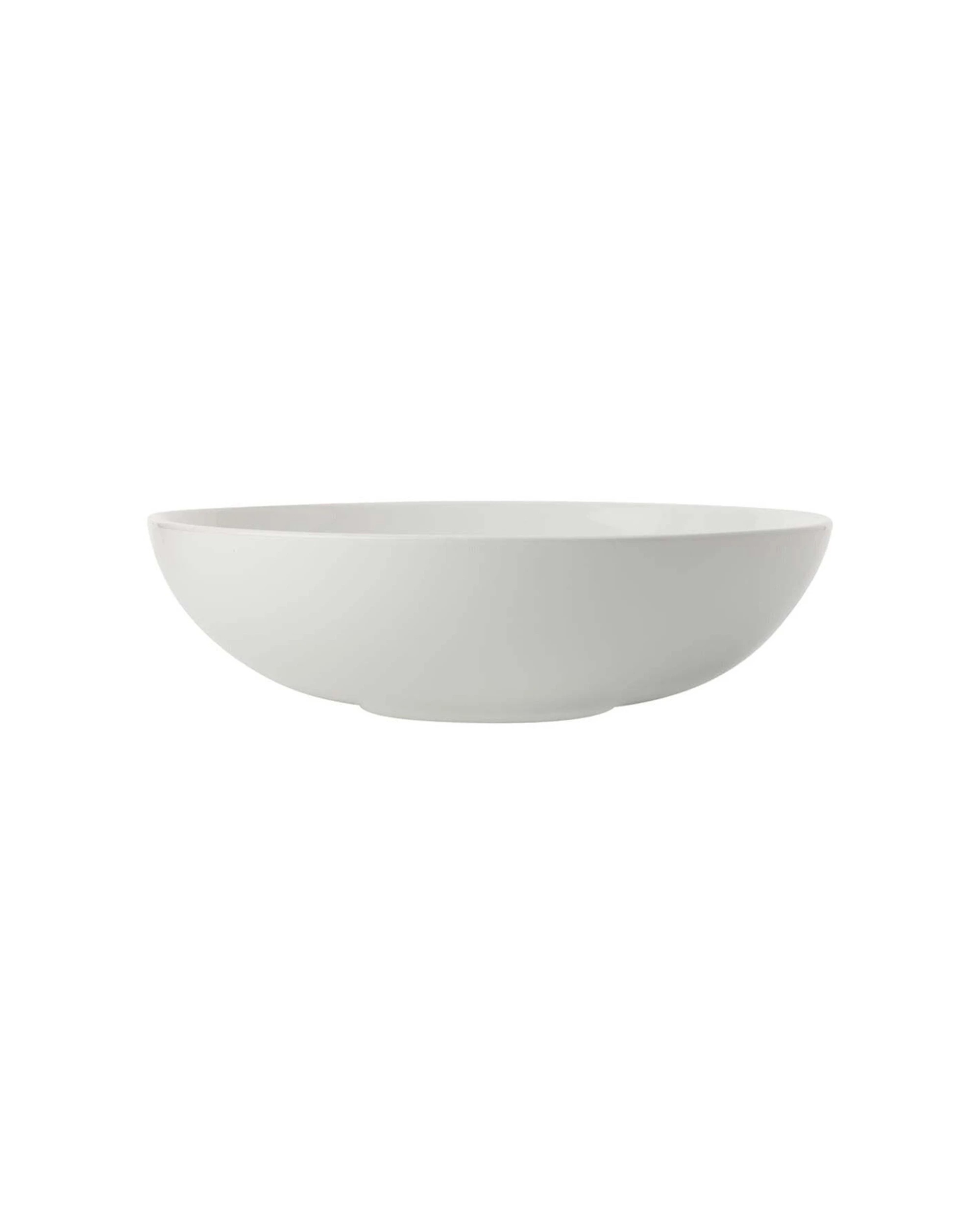 1 Maxwell & Williams White Basics Serving Bowl 36cm Porcelain Matte Finish Round Bowl - White, 1 of 1