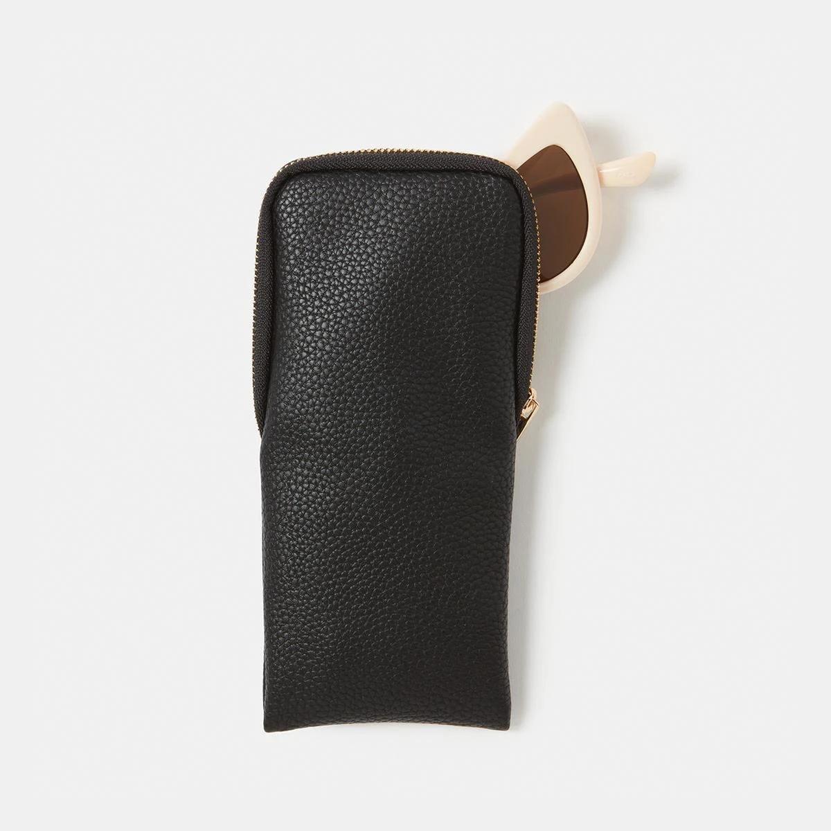 2 Zip Sunglasses Case Soft Gold, 2 of 3