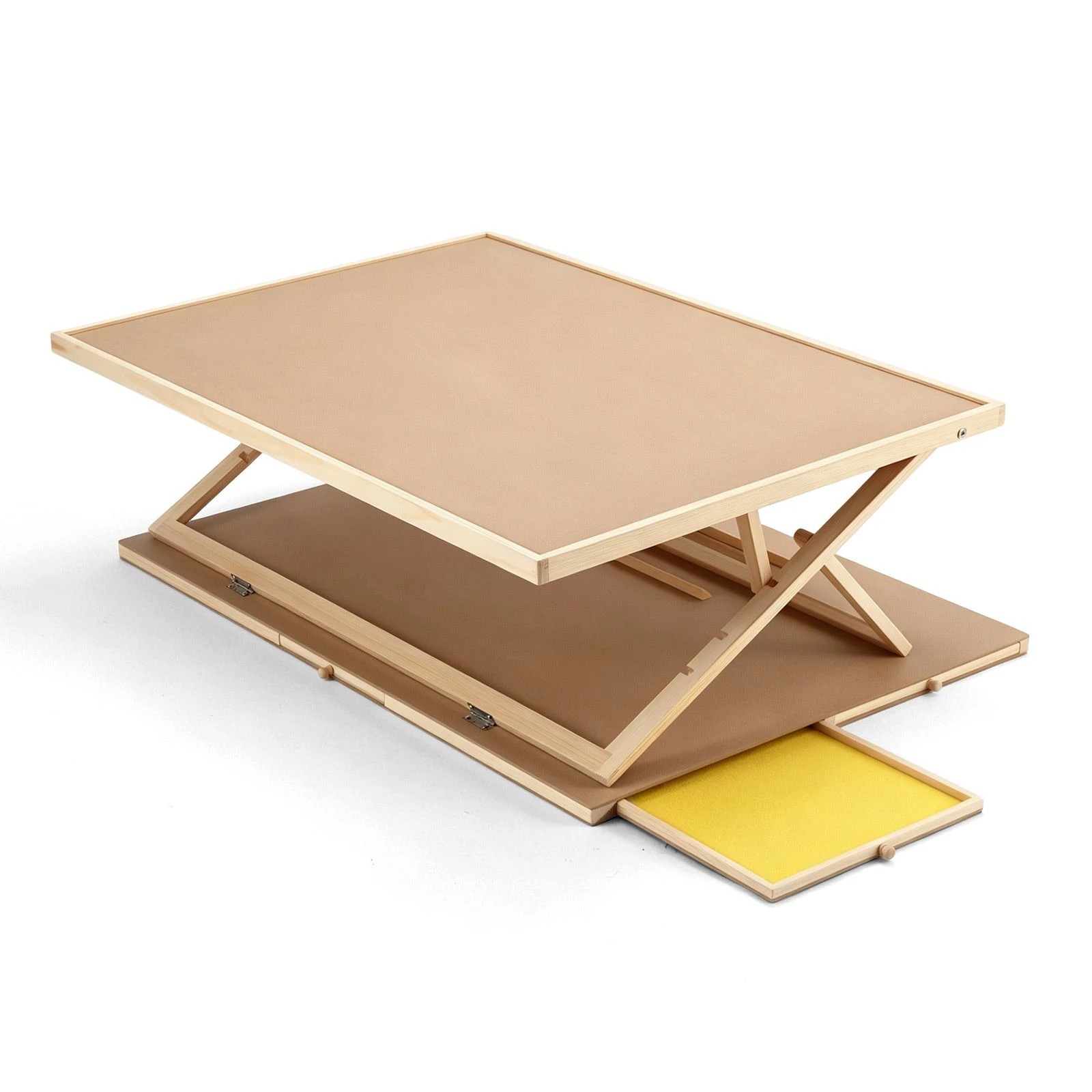 4 Ausway 1500 Pieces Adjustable Foldable Wooden Jigsaw Puzzle Table with 6 Sorting Drawers & Tilting Board, 4 of 6