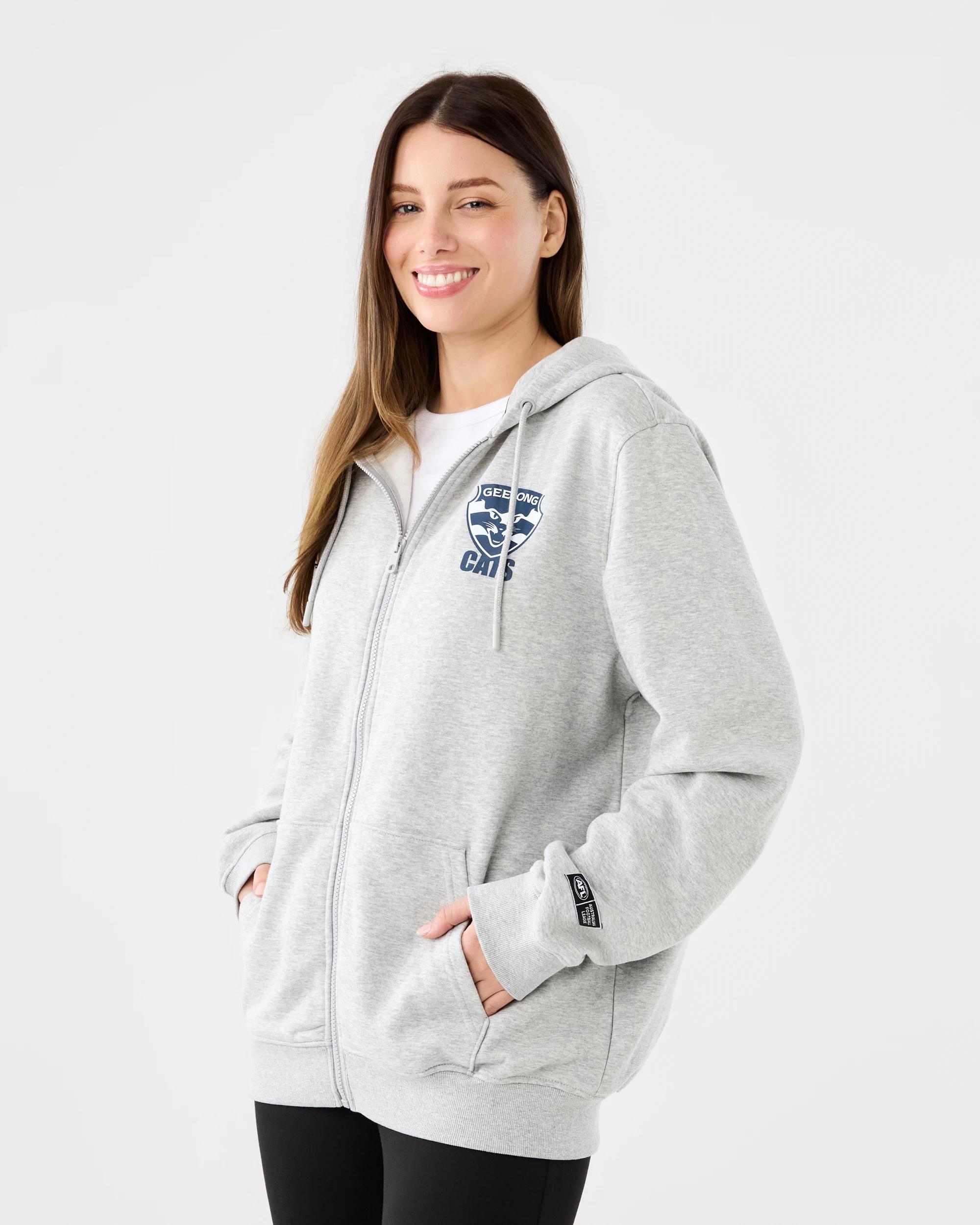 2 Official AFL Adult Zip Through Hoodie Geelong, 2 of 7