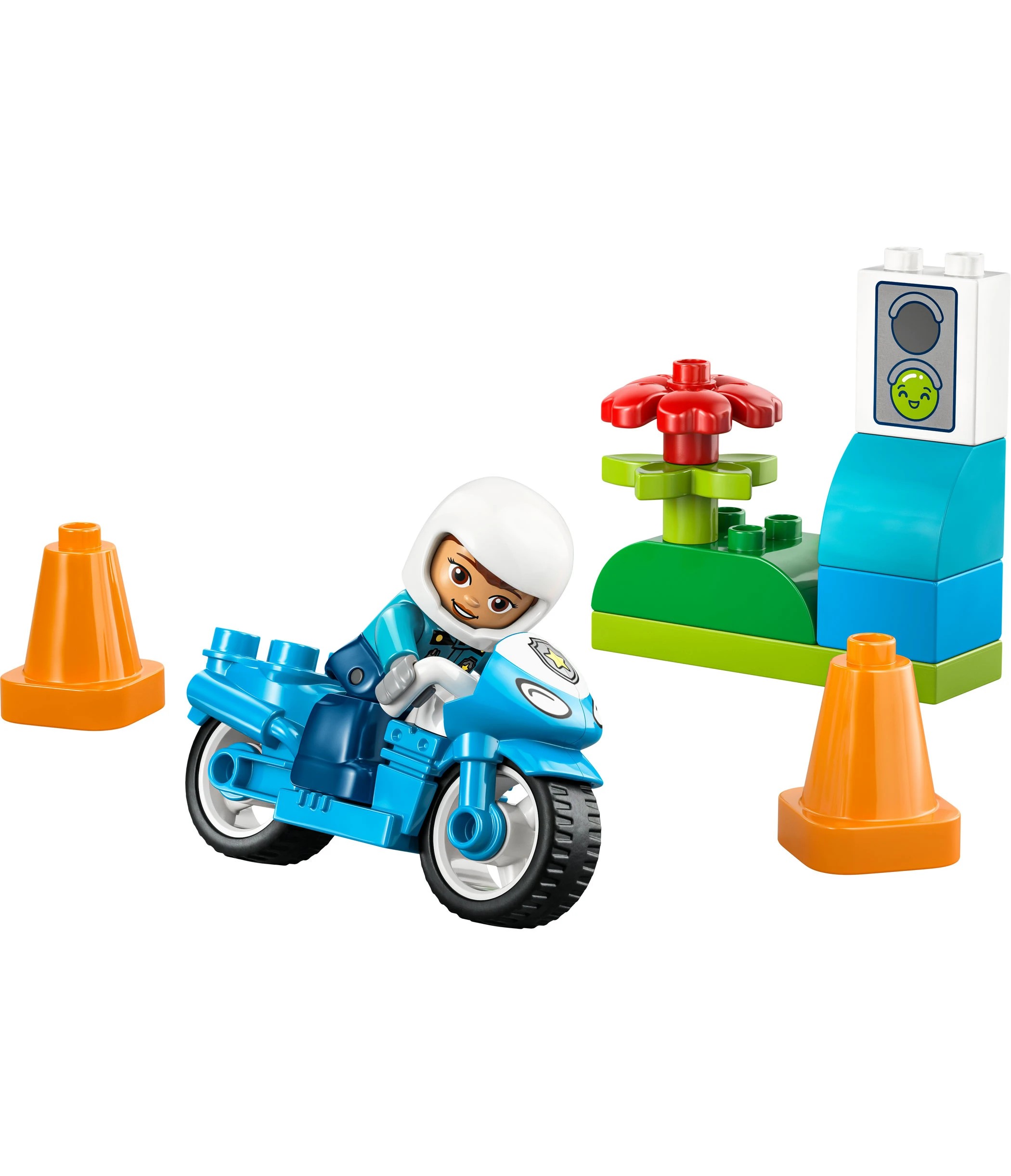 2 LEGO DUPLO Town Blue Police Motorcycle 10471, 2 of 10
