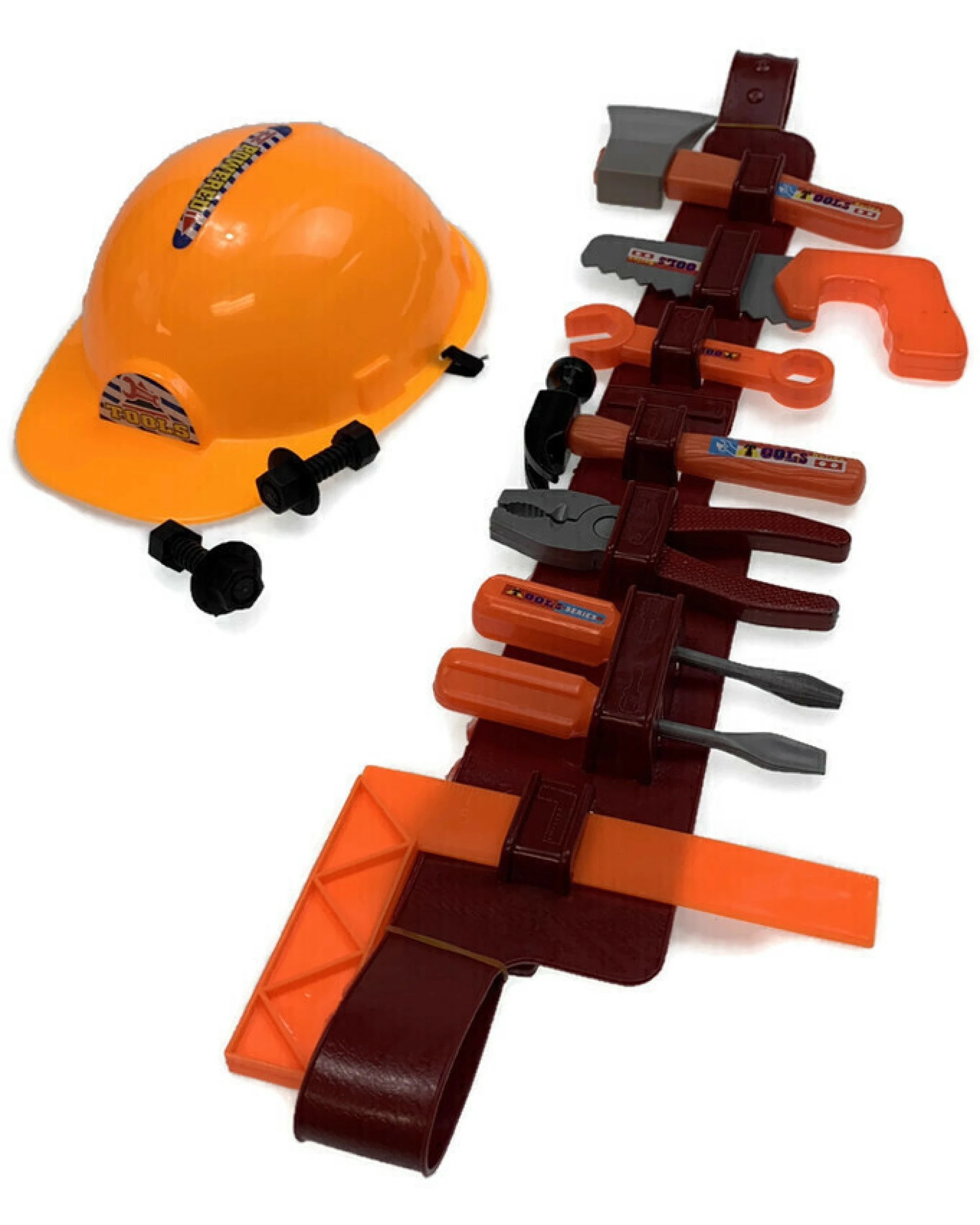 3 BR Costumes 11-Piece Builder Set with Construction Helmet and Tools for Kids, 3 of 4