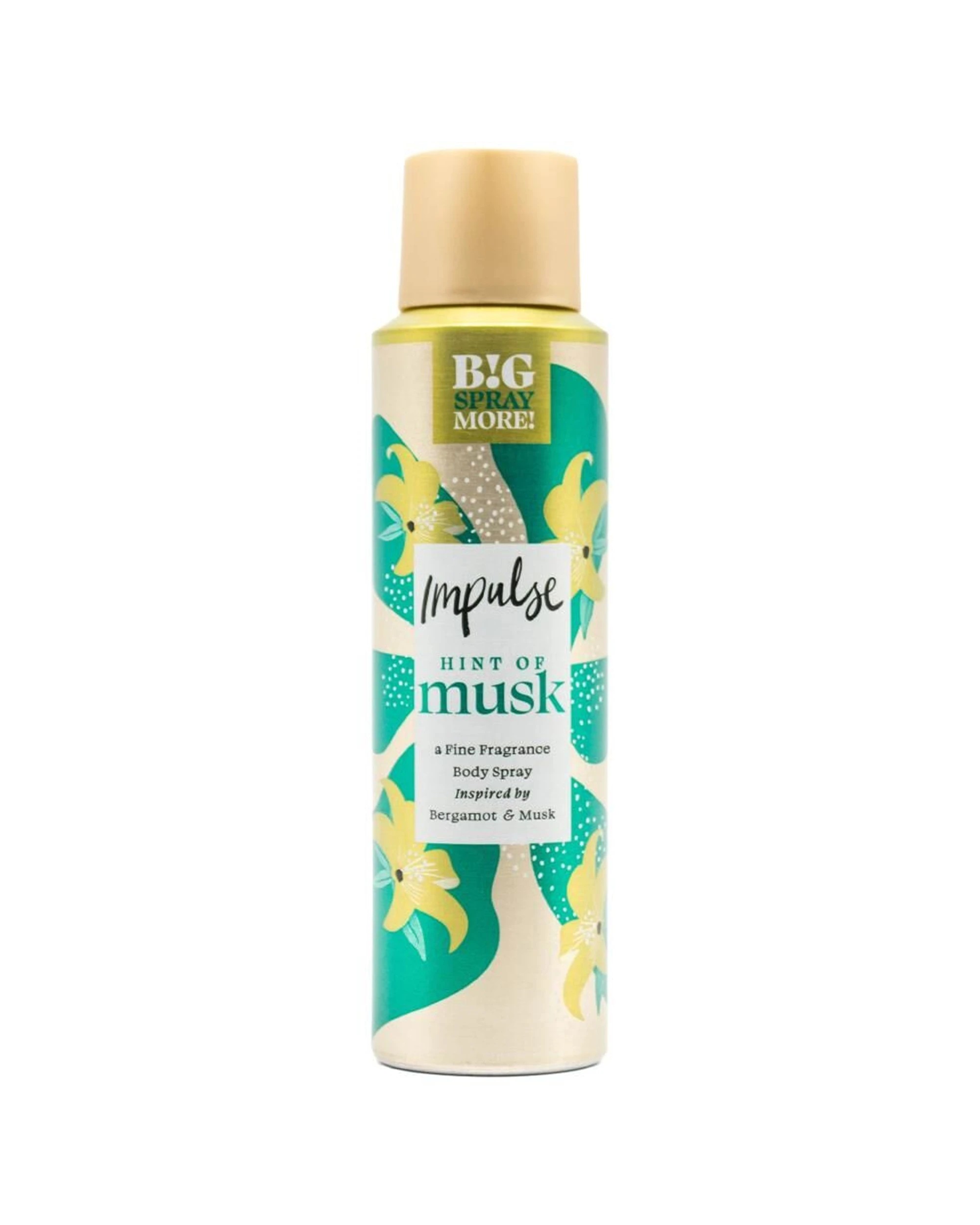 2 Impulse 6PK Body Spray 150ml Hint Of Musk Inspired By Bergamot - Multi, 2 of 4