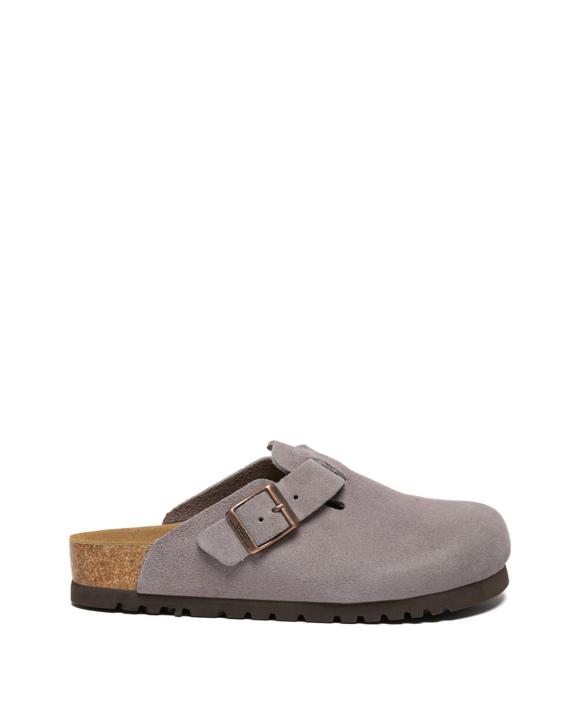 Australian Shepherd UGG Berrin Suede Buckle Clogs