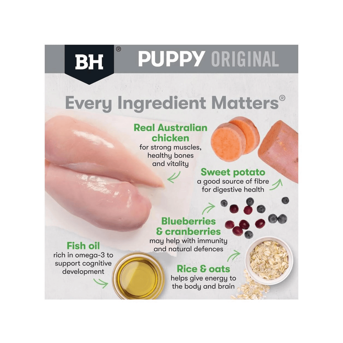 4 Black Hawk Puppy Chicken & Rice Small Breed Dry Dog Food 3kg, 4 of 9