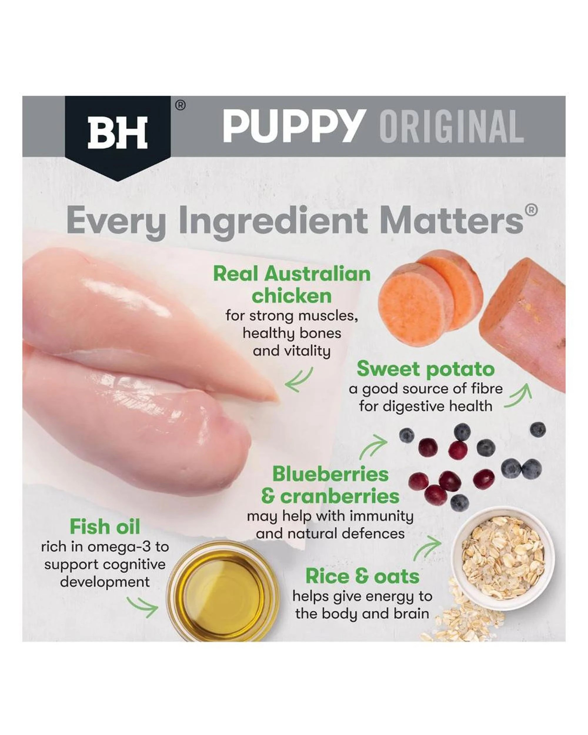 4 Black Hawk Puppy Chicken & Rice Small Breed Dry Dog Food 3kg, 4 of 9