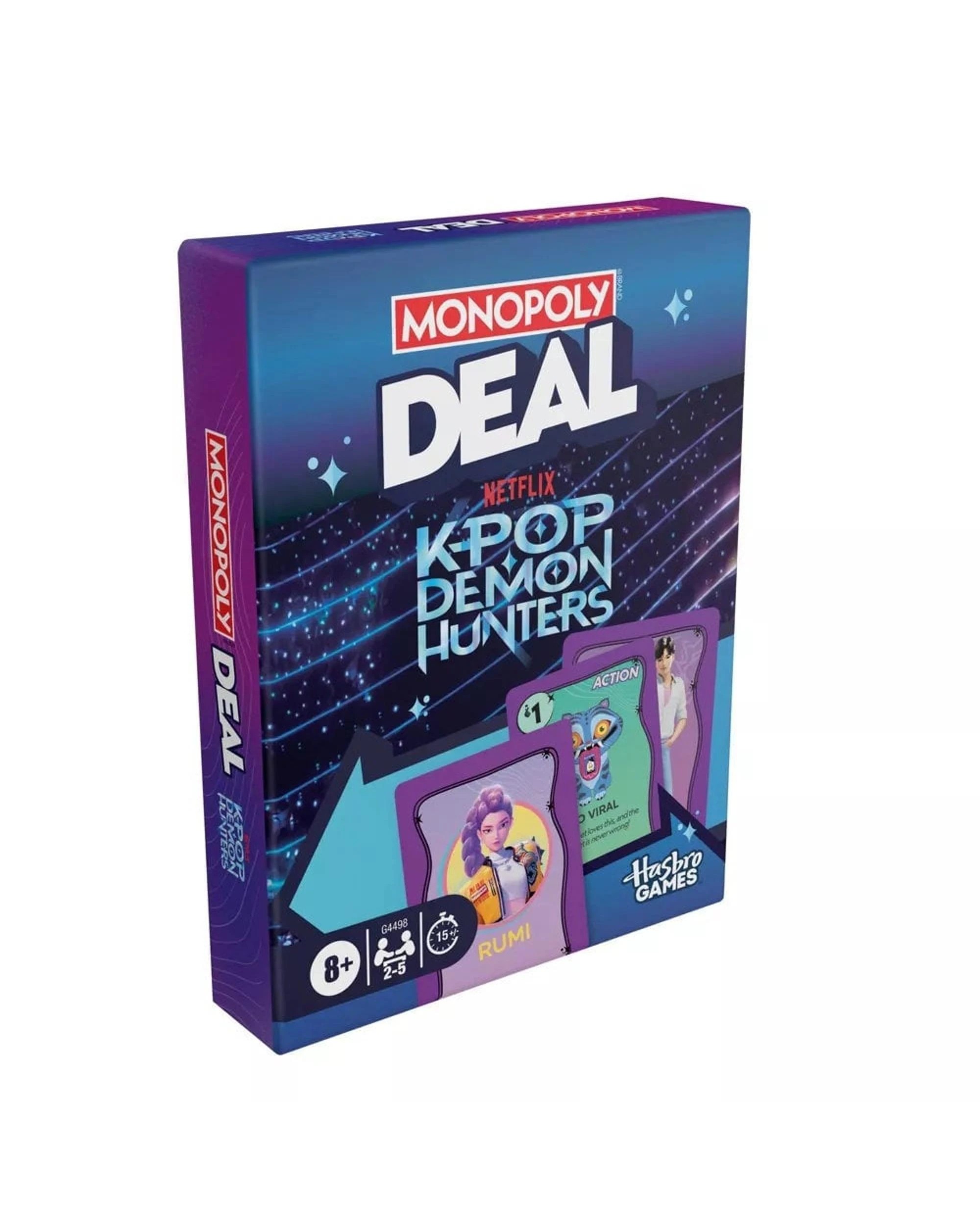 1 Monopoly Deal K-Pop Demon Hunters Card Game, 1 of 5