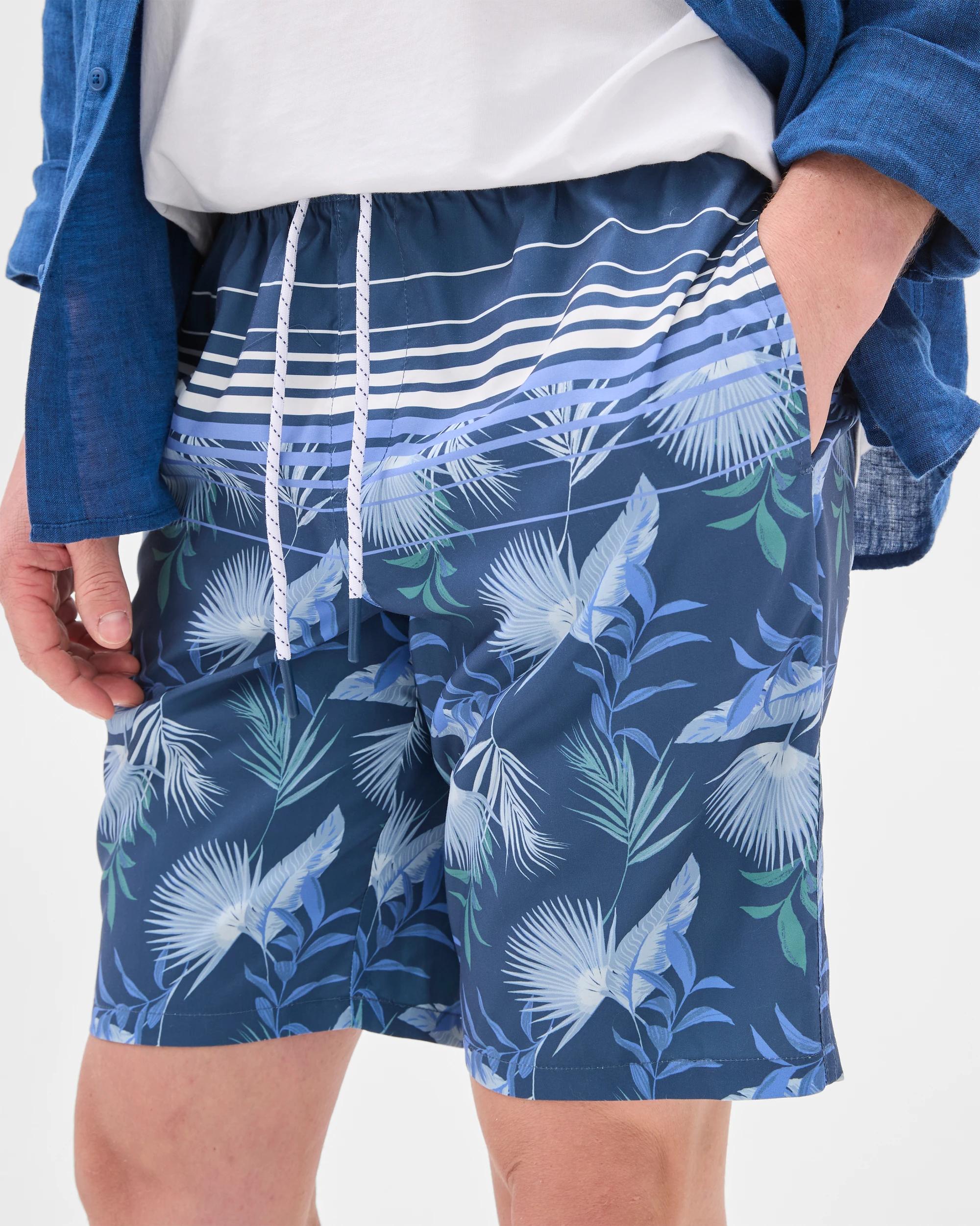 3 Target Print Swim Boardshorts NAVY, 3 of 10