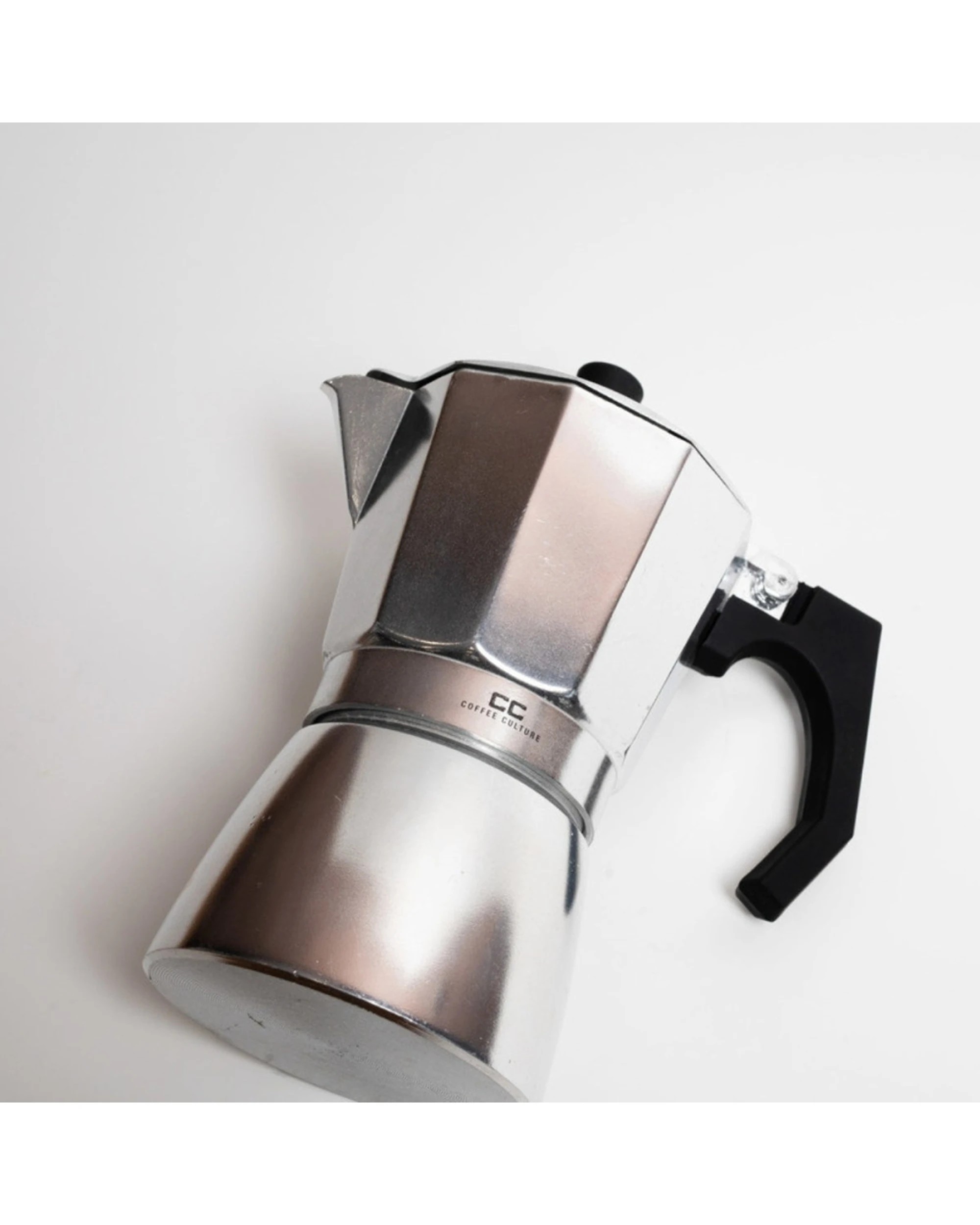 2 Coffee Culture Coffee Maker 6 Cup Stove Top Espresso Moka Pot Stainless Steel - Silver, 2 of 2
