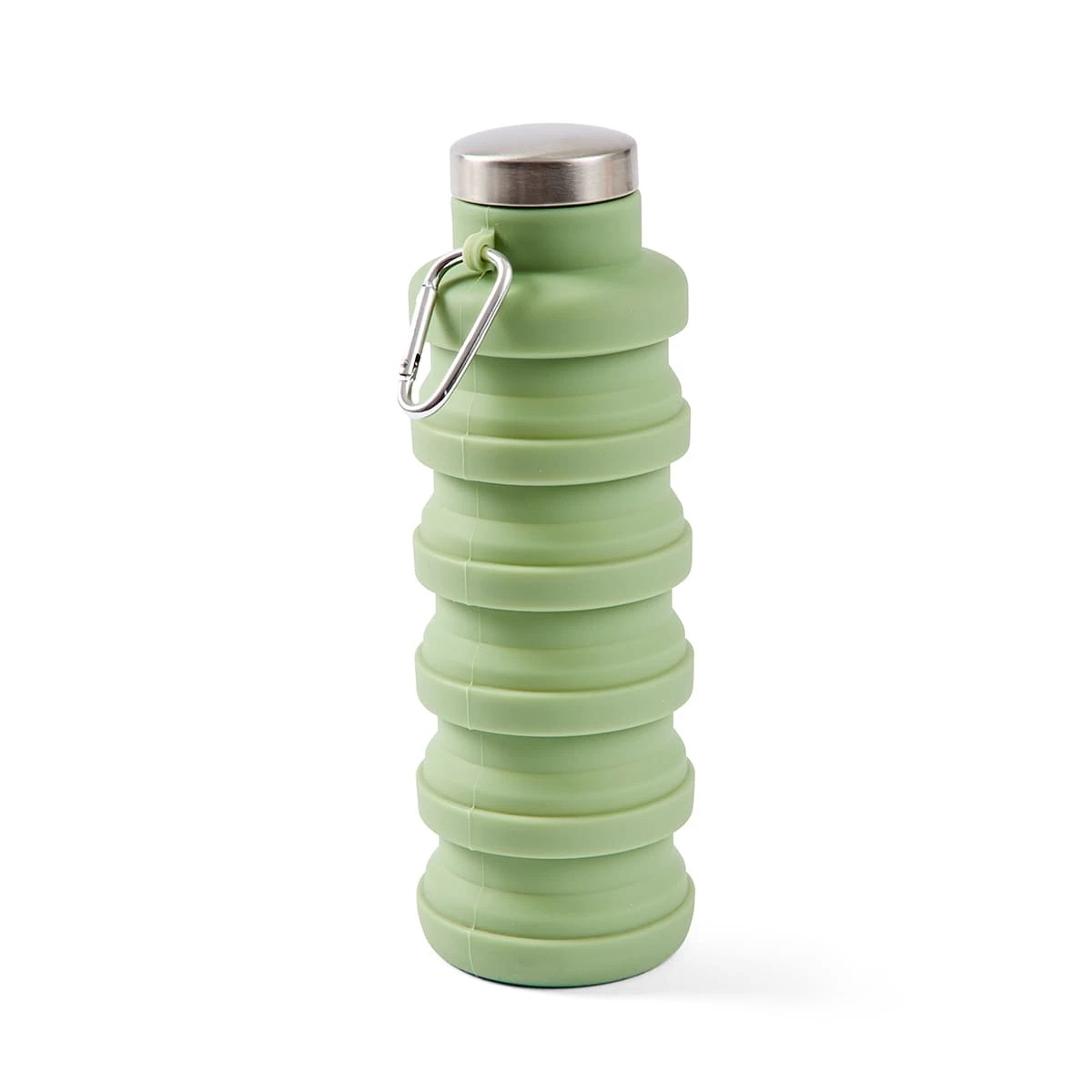 7 500ml Collapsible Silicone Bottle with Stainless Steel Lid - Assorted, 7 of 10