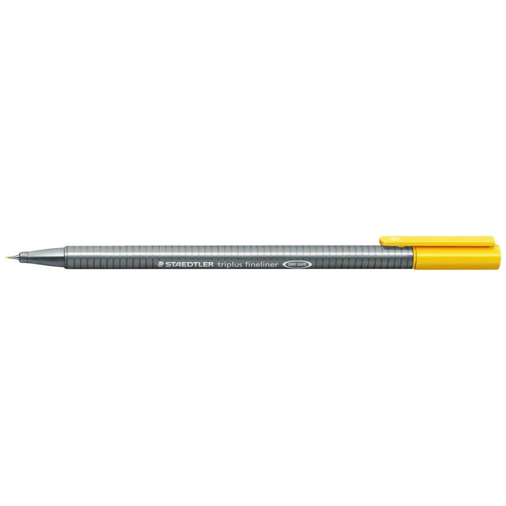 1 Staedtler Triplus 0.3mm Fineliner Yellow, 1 of 6