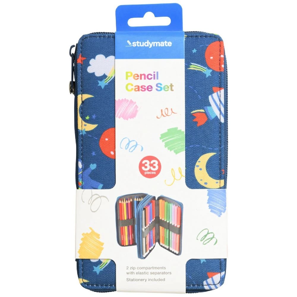 1 Studymate Pencil Case Set Space 32 Piece, 1 of 10