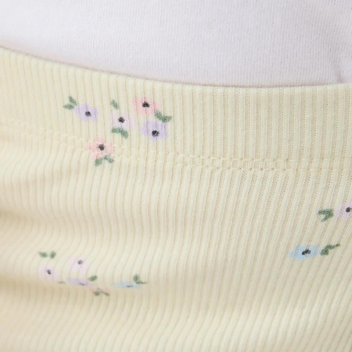 3 Printed Rib Bike Shorts BLUSH BLOOMS FLORALS SORBET, 3 of 5
