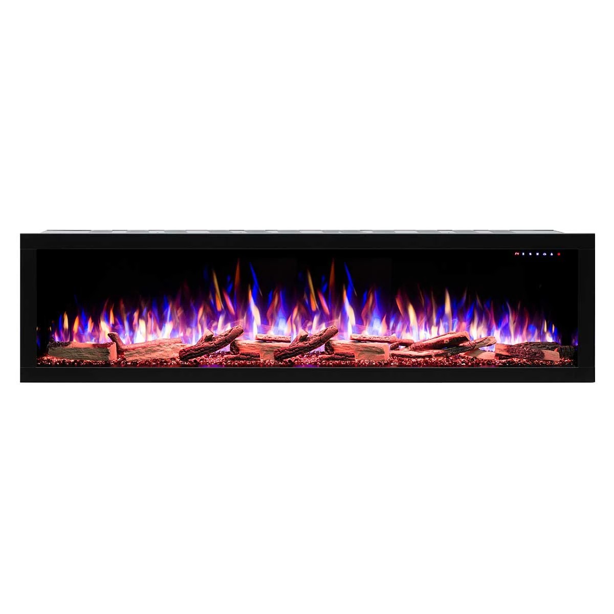 4 Moda Living Fantasia 72 inch Electric Fireplace - Extra Deep - Black, 4 of 5