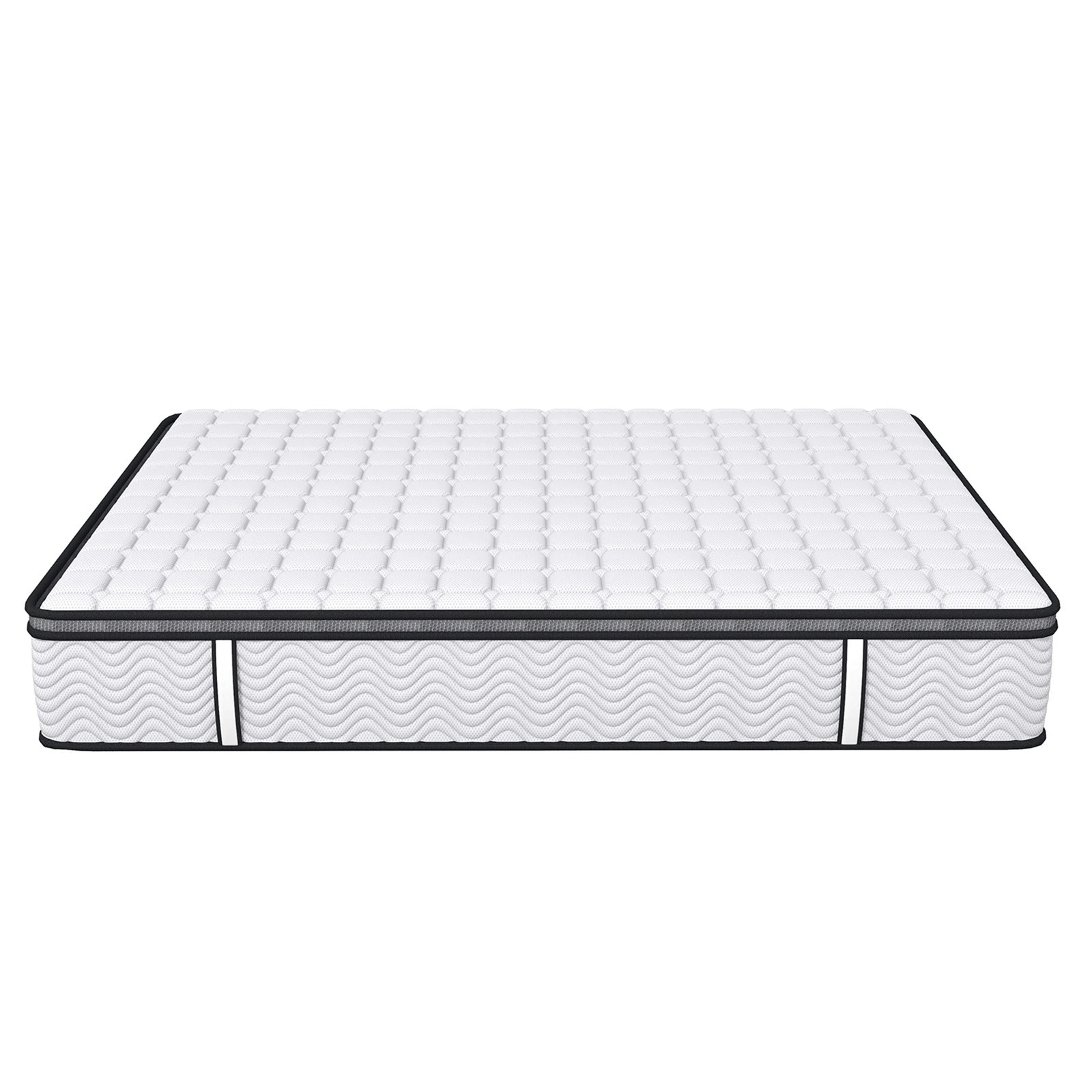 6 Ergopedic Mattress 5 Zone Latex Pocket Spring Mattress In A Box 30cm - Double Bed - White - Double Bed - White, 6 of 9