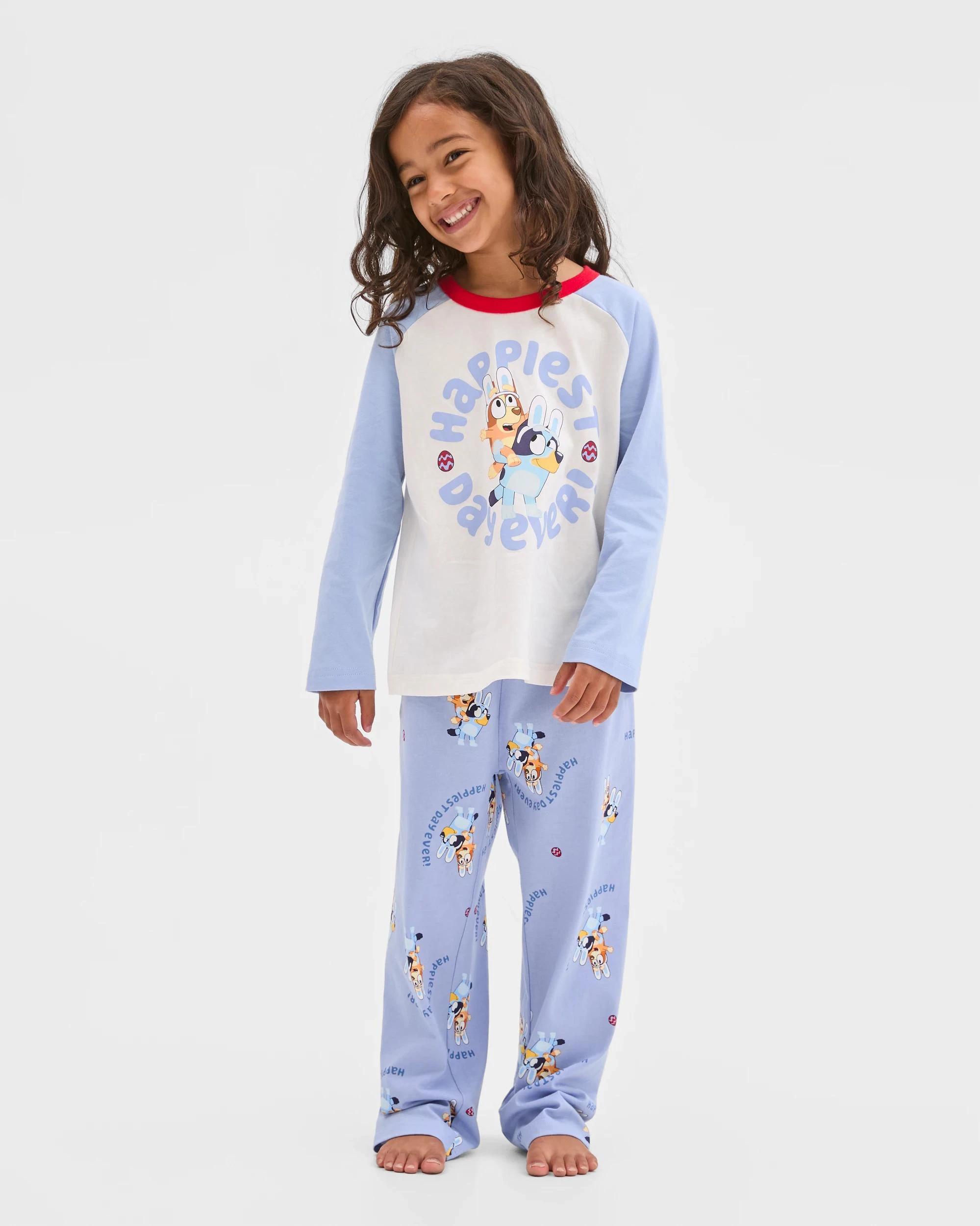 3 Family Matching Australian Cotton Easter Younger Kids Pyjama Set - Bluey BLUEY, 3 of 10