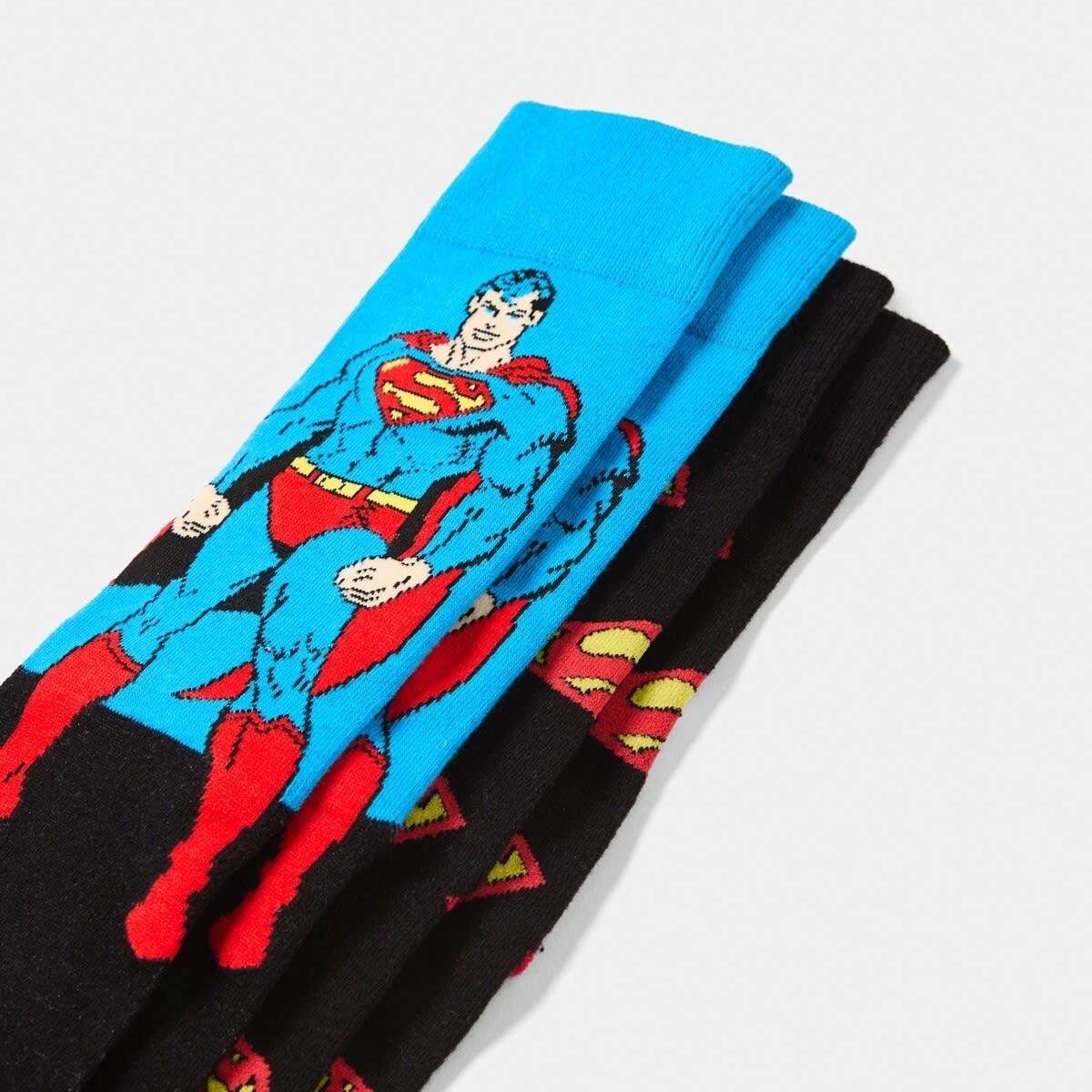 2 2 Pack License Socks 2PK SUPERMAN, 2 of 3