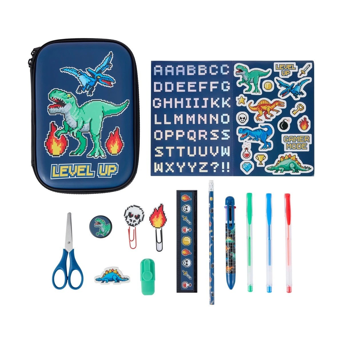 1 Pencil Case Set - Dino, 1 of 9