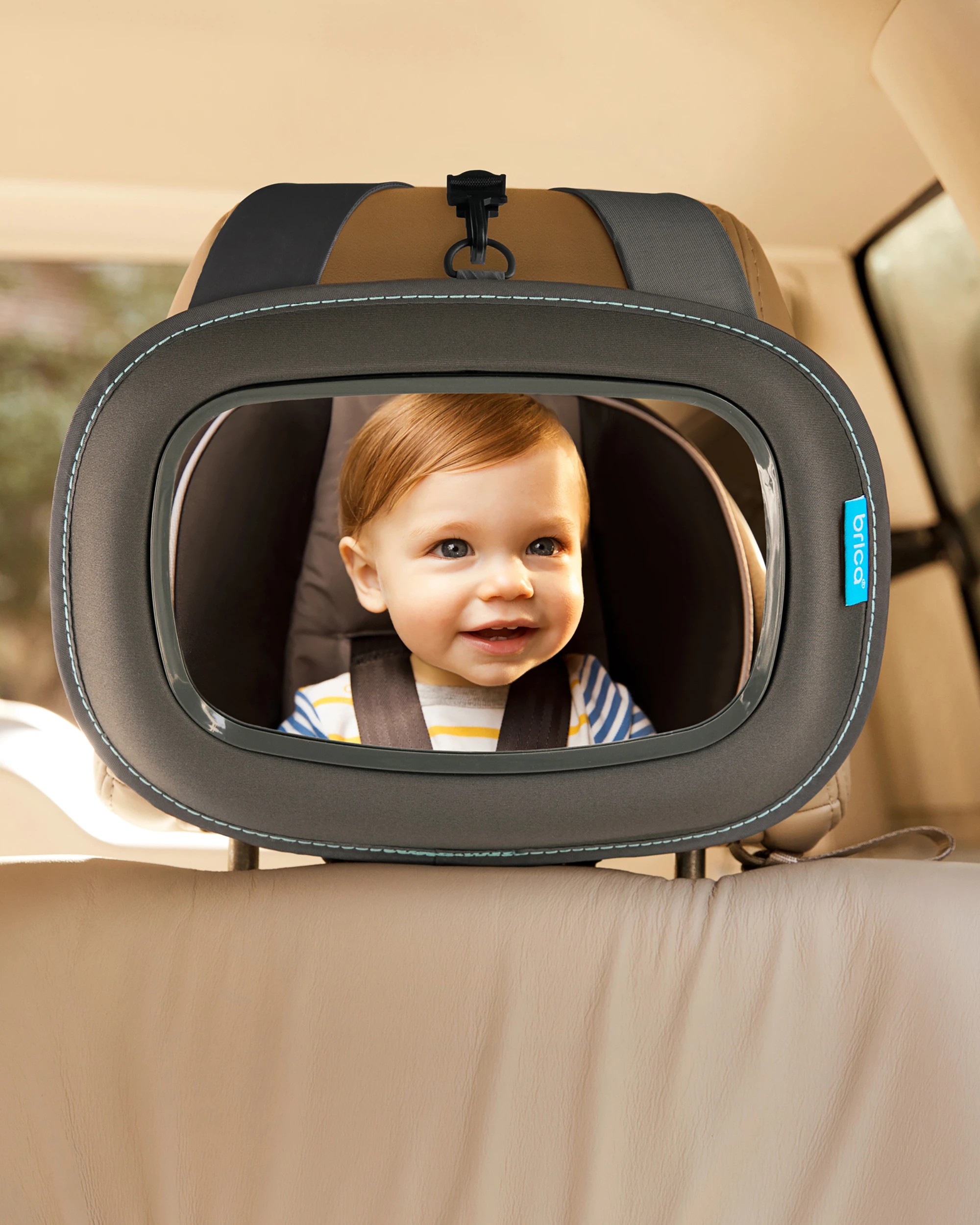 3 Brica Baby In Sight Touch Auto Mirror - Black, 3 of 5