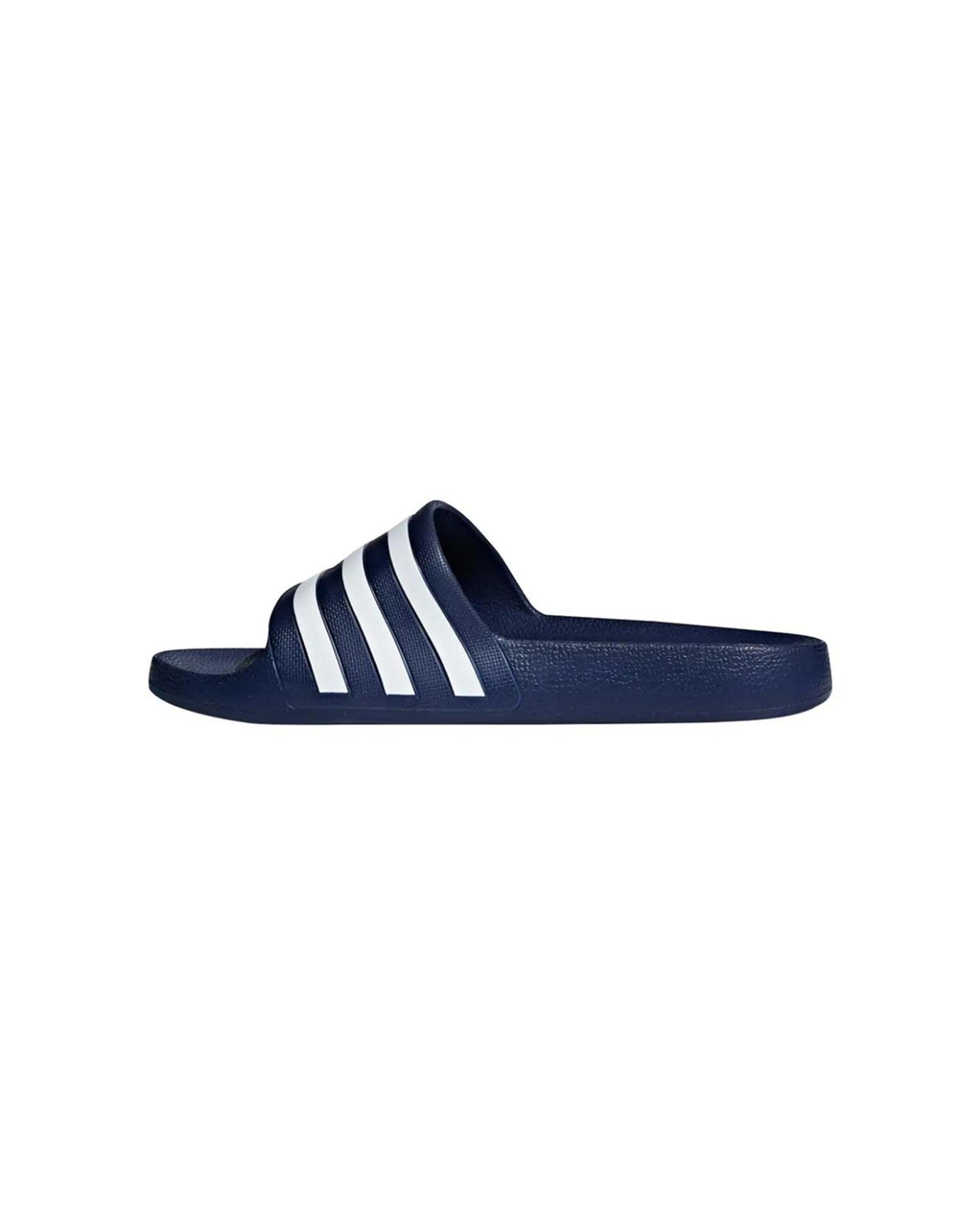 2 Adidas Adilette Aqua Slides Lightweight Quick Dry DARK BLUE, 2 of 4