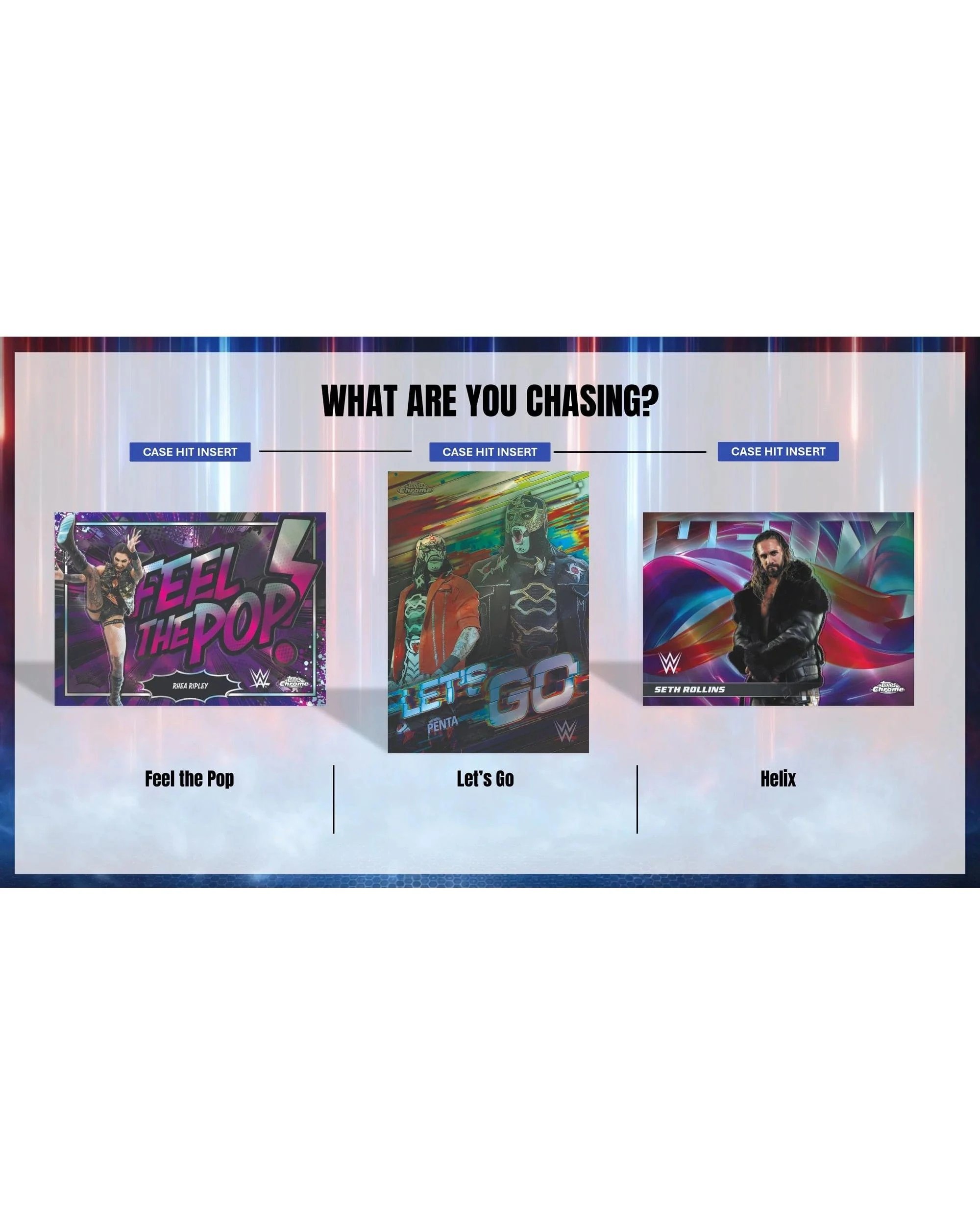 4 Topps 2026 Chrome WWE Wrestling Hobby Pack, 4 of 9