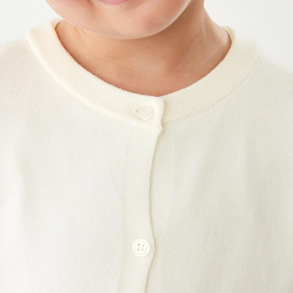 4 Lightweight Cardigan Prtn White, 4 of 8