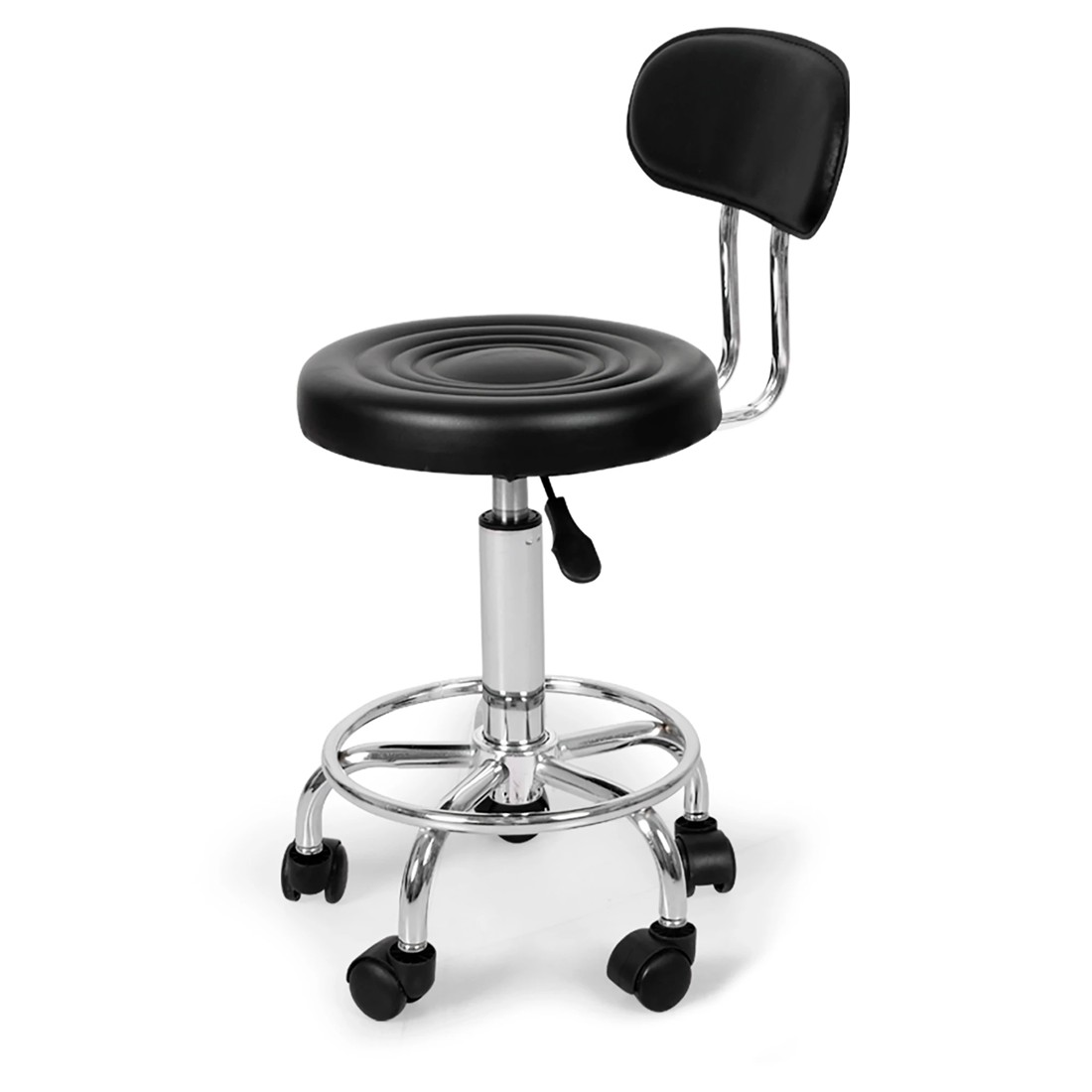 1 Levede Salon Stool - Black, 1 of 6