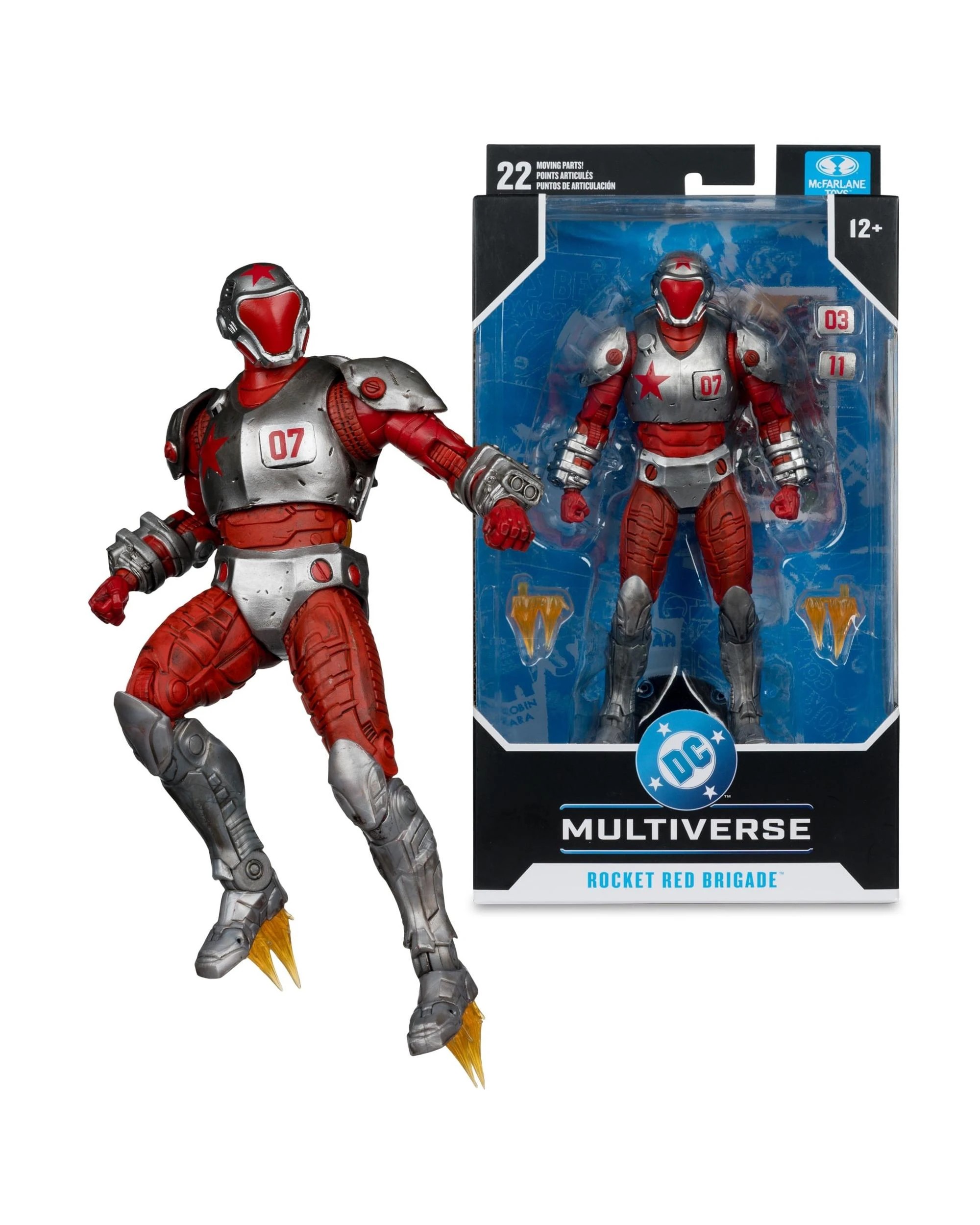 1 DC Multiverse Red Rocket Brigade Justice League Generation Lost 7 inch Action Figure, 1 of 9