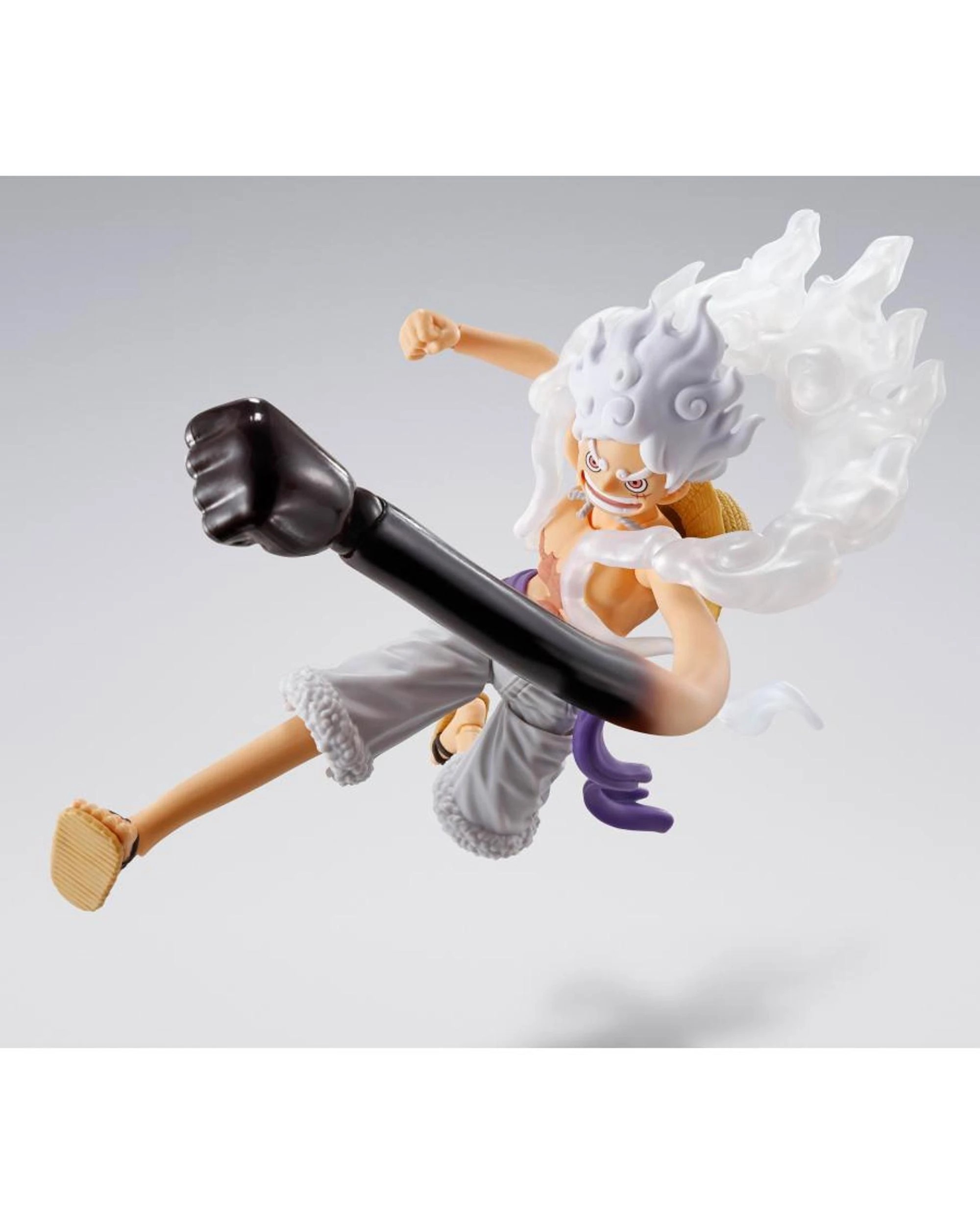 6 Tamashii Nations S.H.Figurarts One Piece Monkey D Luffy Gear 5 Future Island Egghead Figure, 6 of 9