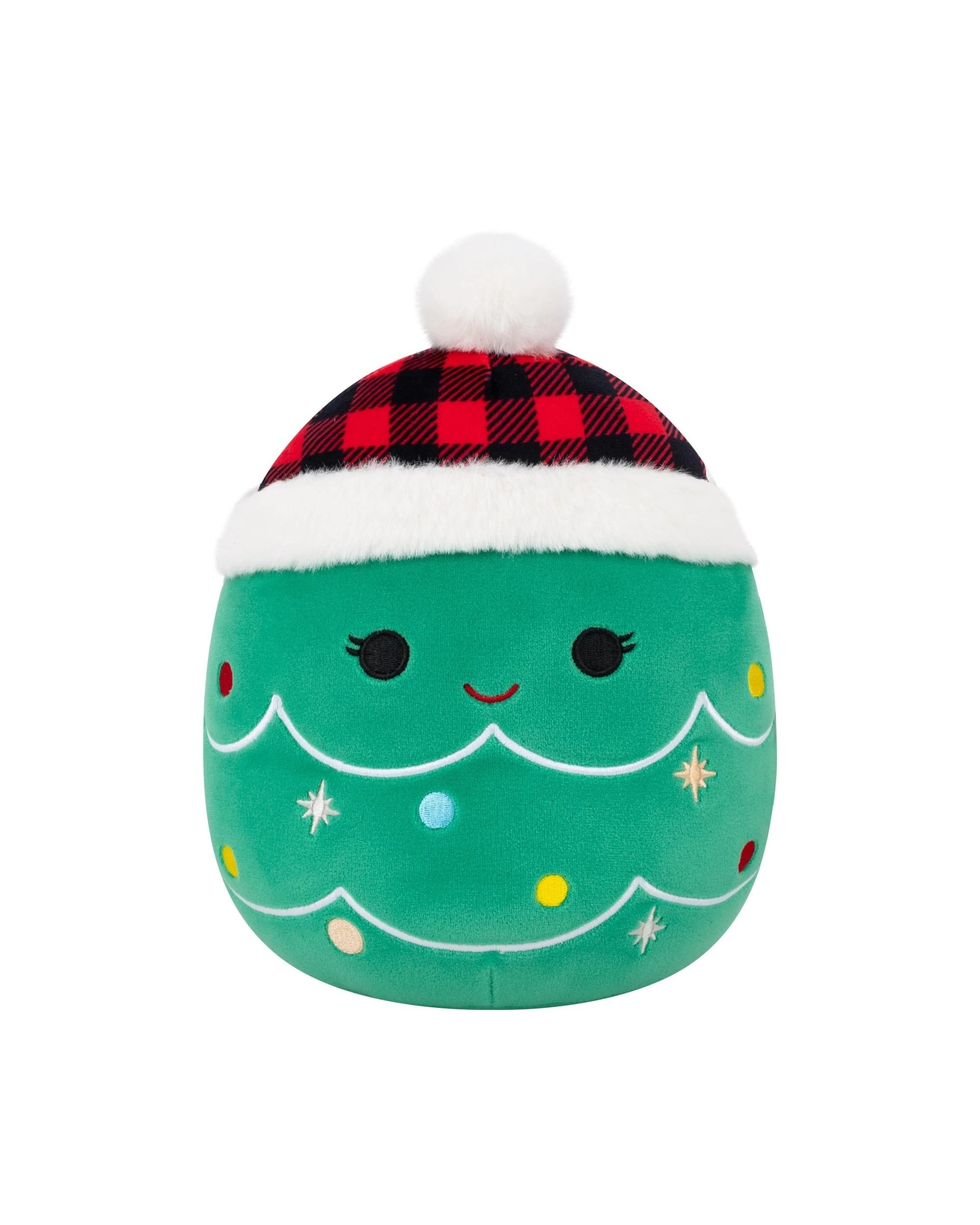 2 Squishmallows Christmas Leama the Christmas Tree with Hat 7.5 inch Plush, 2 of 5