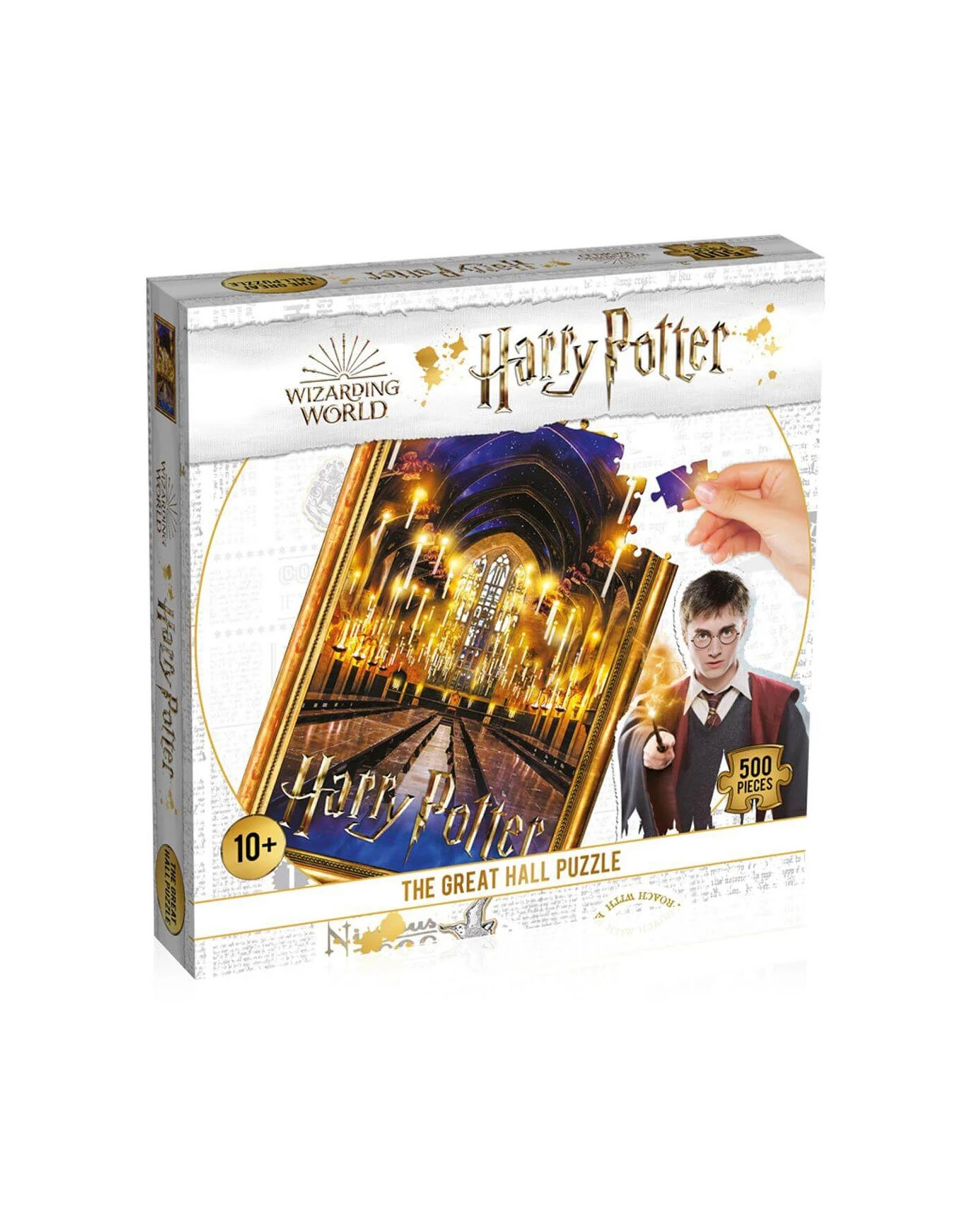 1 Harry Potter 500pc The Great Hall Jigsaw Puzzle Game Iconic Hogwarts Scene - Multi, 1 of 5
