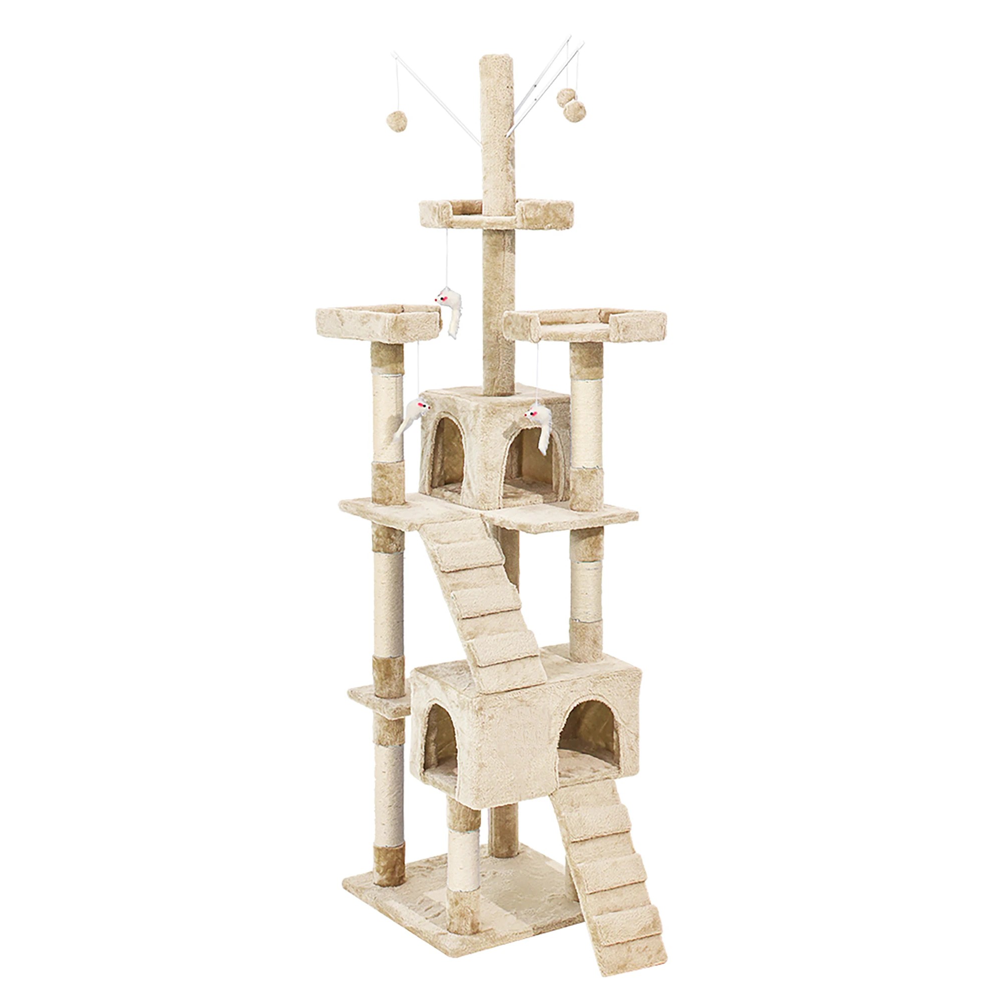 1 Pawz Cat Tree Cream 210cm, 1 of 6