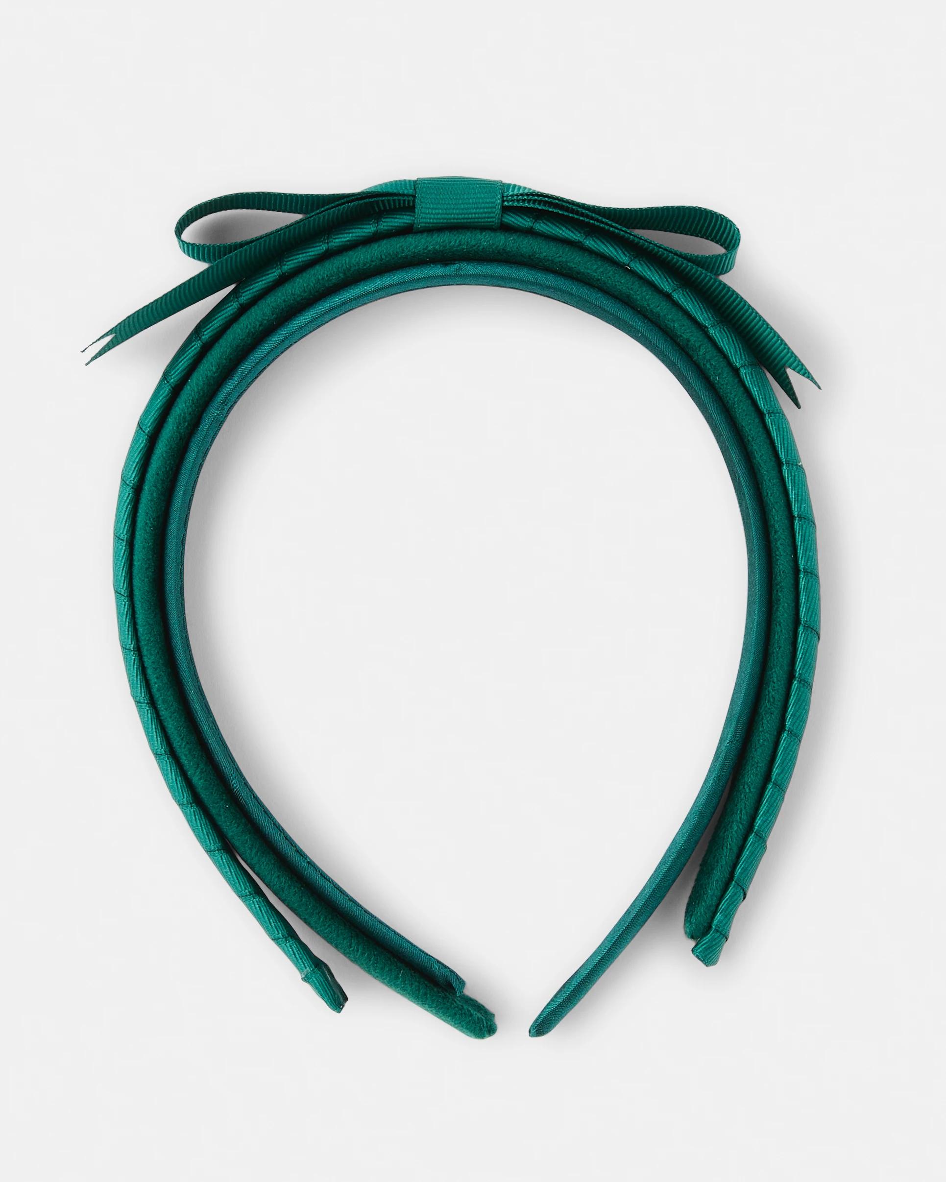 3 3 Pack School Headbands Green, 3 of 4