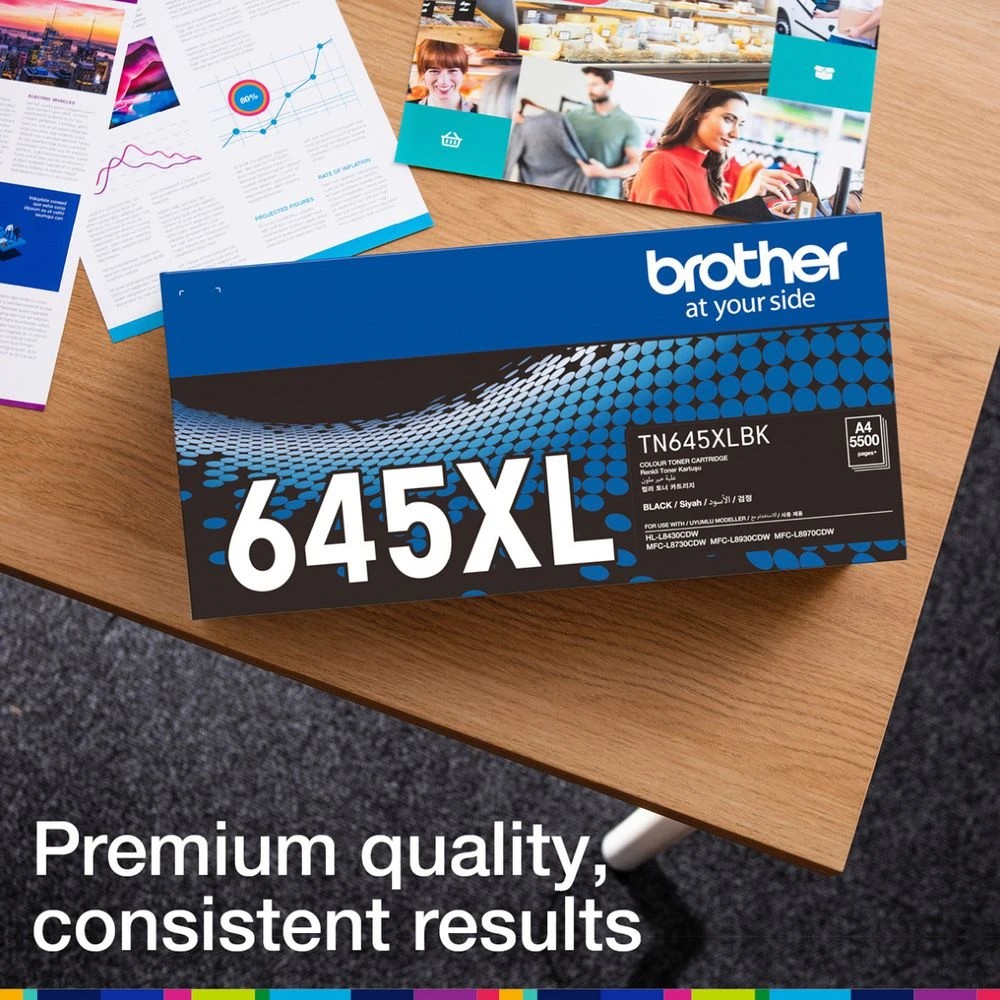 2 Brother TN645XLBK Black Toner, 2 of 5