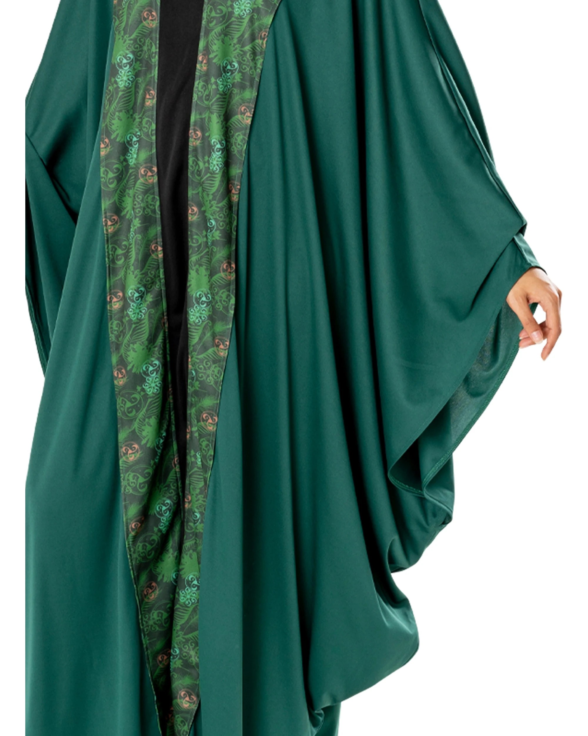 3 Harry Potter Professor Mcgonagall Adult Robe One Size - Green, 3 of 3
